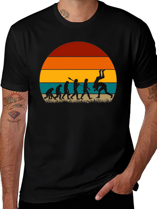 Evolution of Grappling Retro T-Shirt