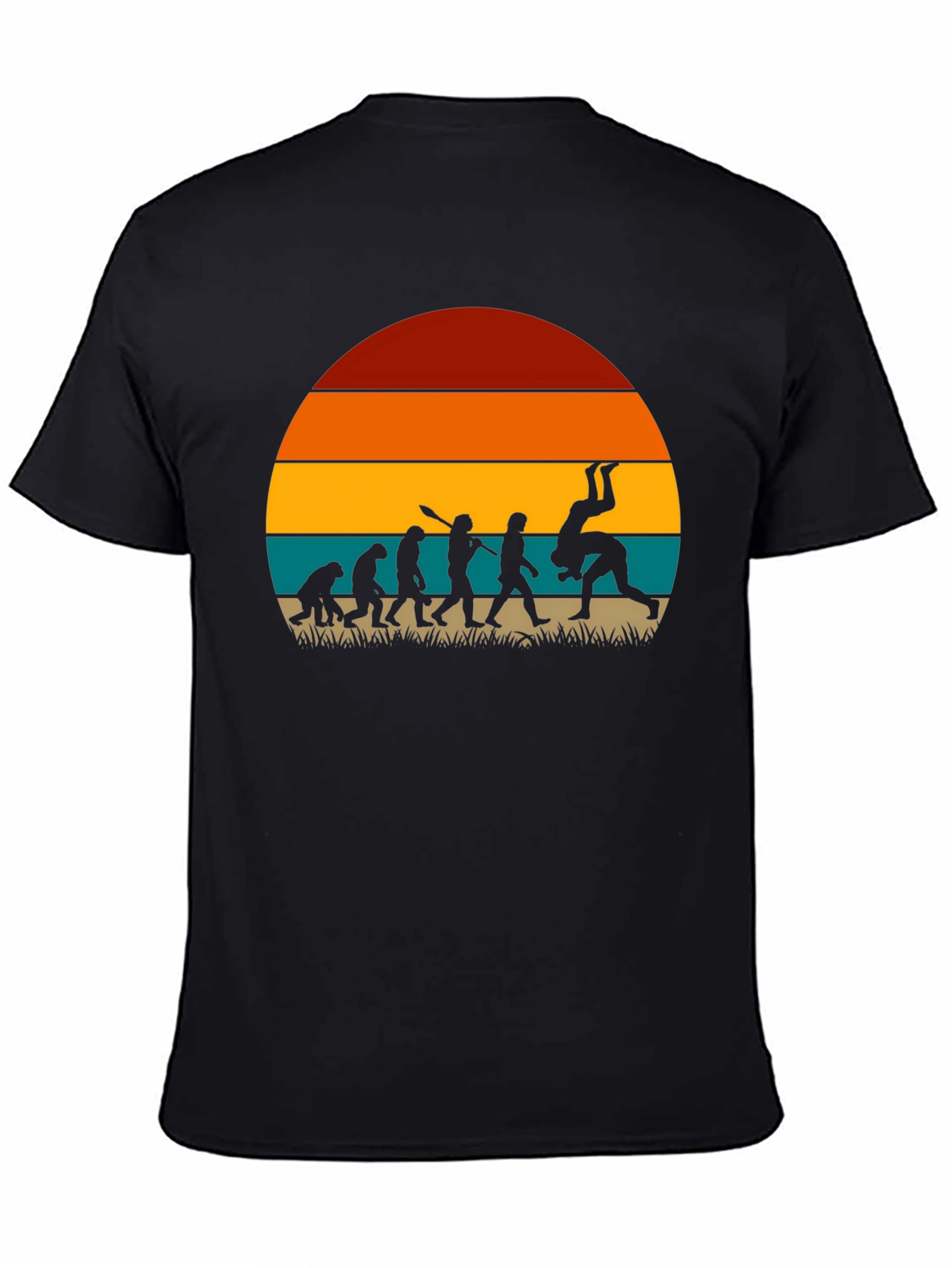 Evolution of Grappling Retro T-Shirt