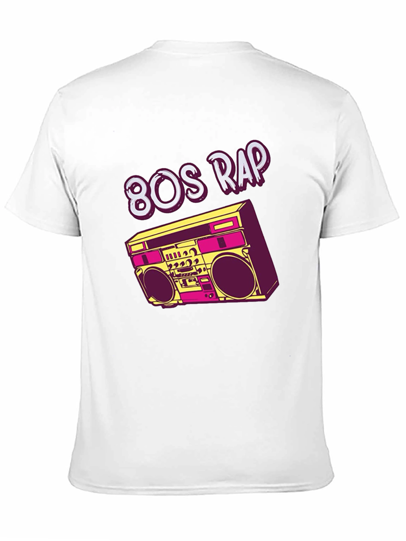80s Rap Boombox Graphic T-Shirt