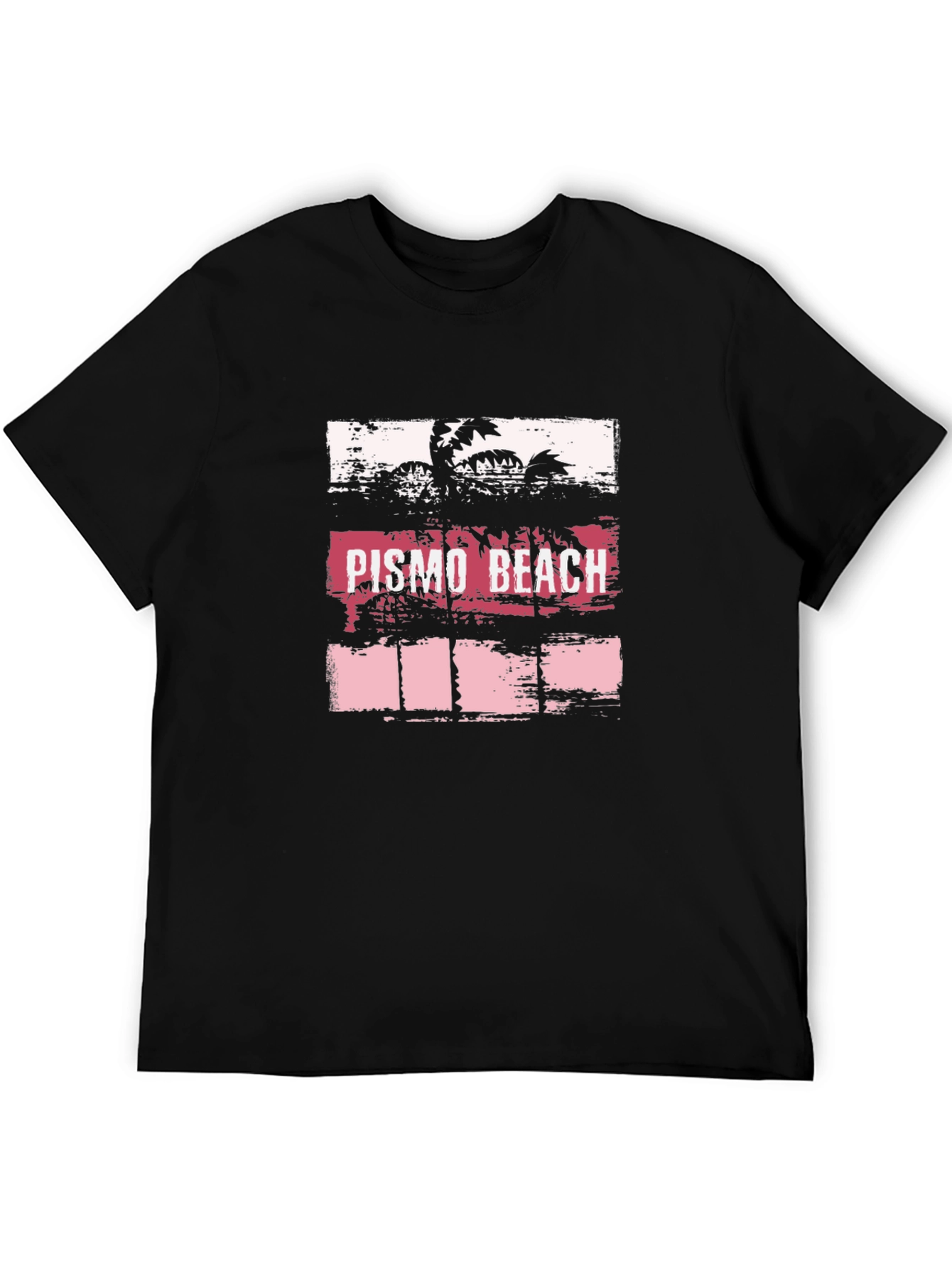 Pismo Beach Graphic T-Shirt - Coastal Palm Tree Tee