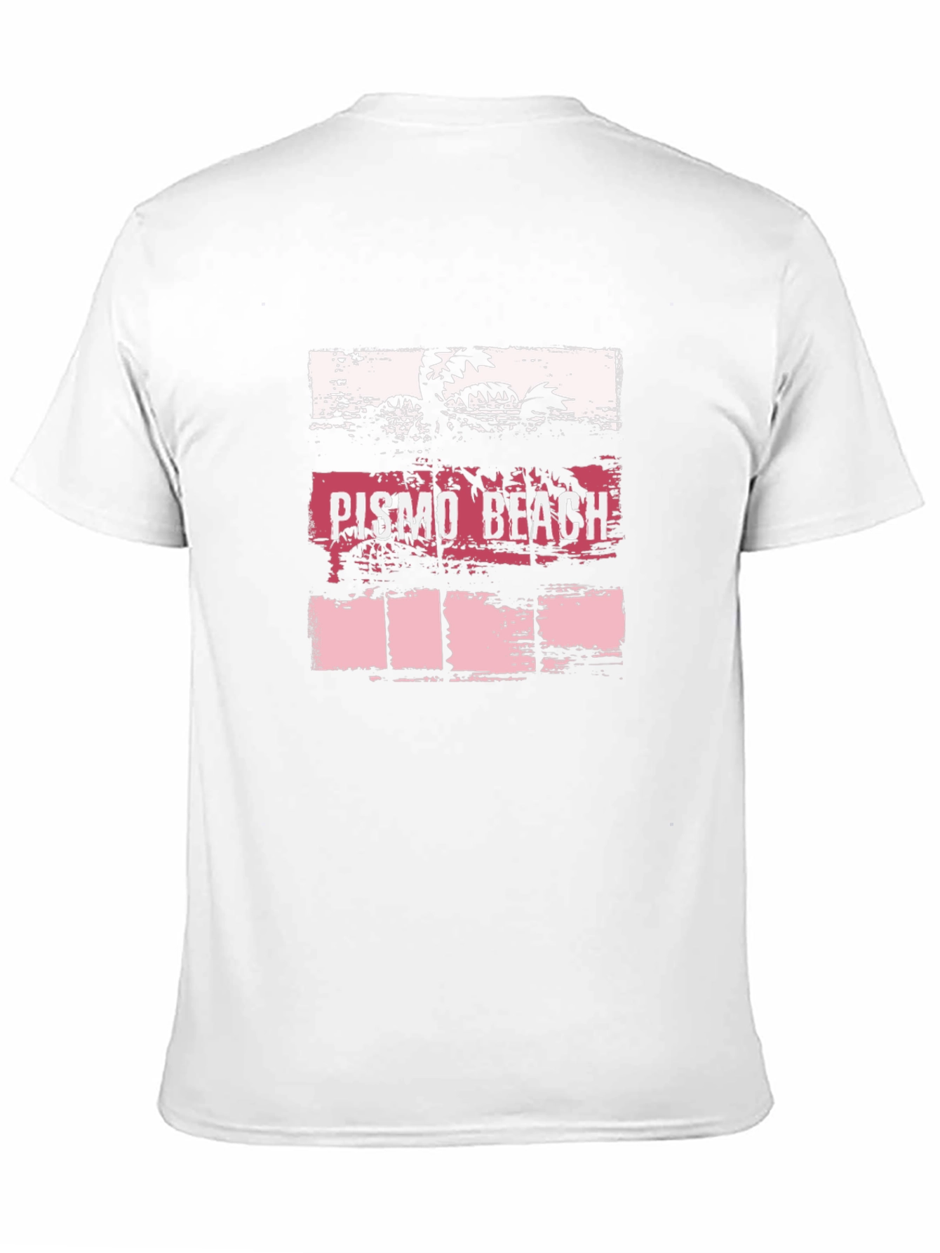 Pismo Beach Graphic T-Shirt - Coastal Palm Tree Tee