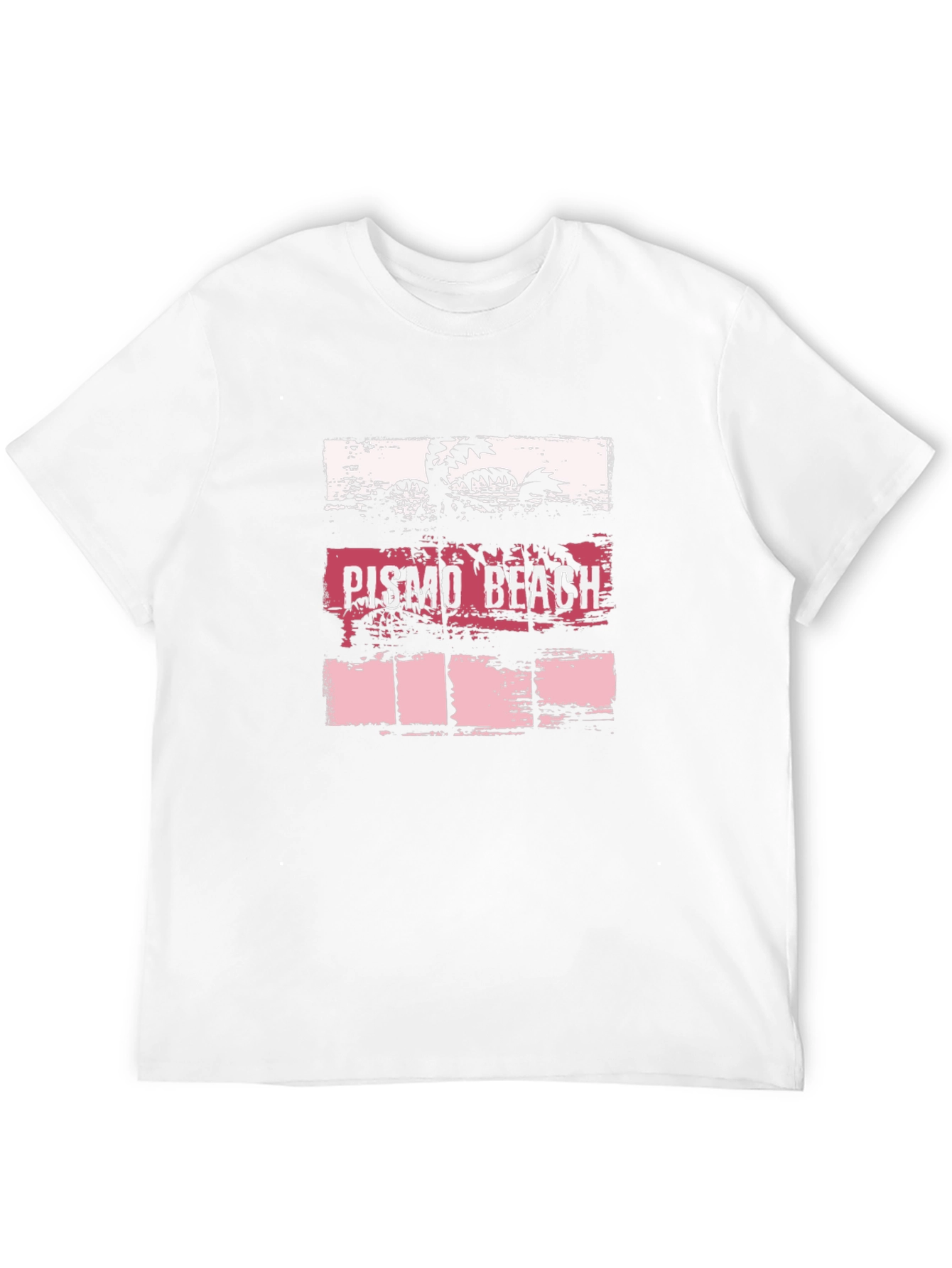 Pismo Beach Graphic T-Shirt - Coastal Palm Tree Tee