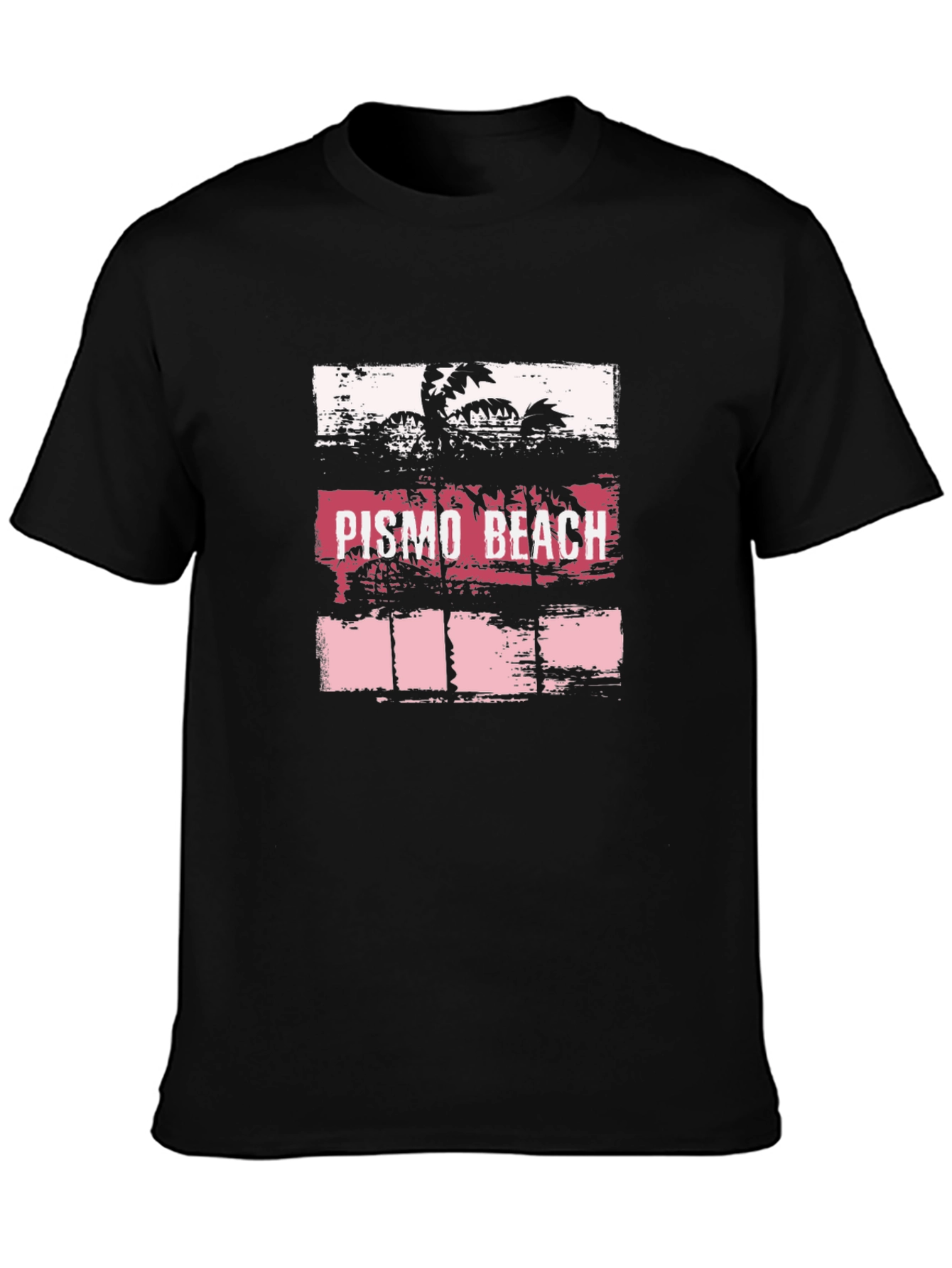 Pismo Beach Graphic T-Shirt - Coastal Palm Tree Tee
