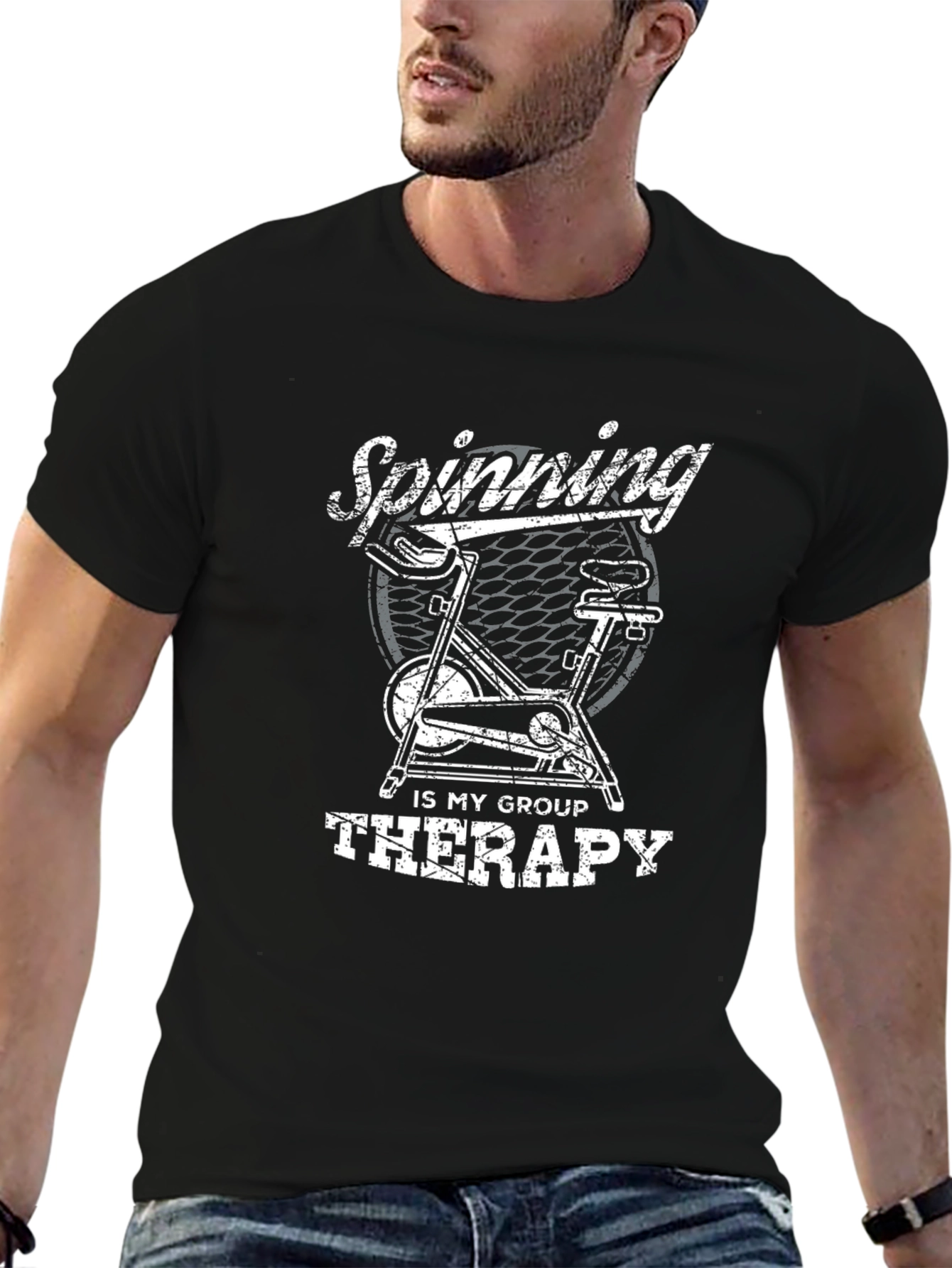 Spinning is My Group Therapy T-Shirt