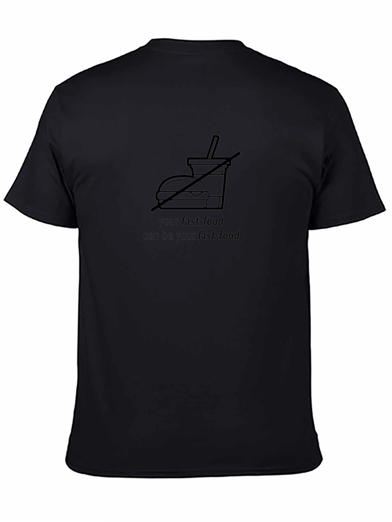 Fast Food Warning Graphic Tee