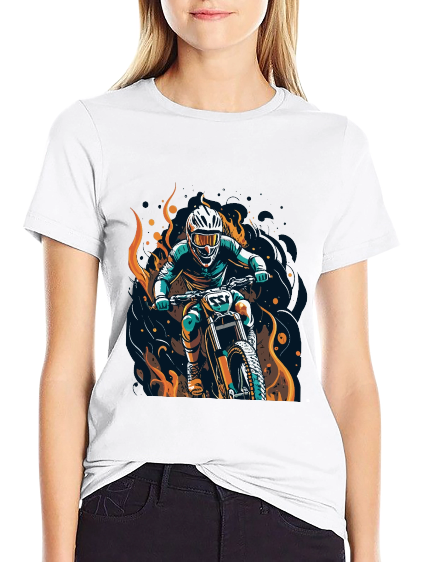 Motocross Rider Graphic Tee