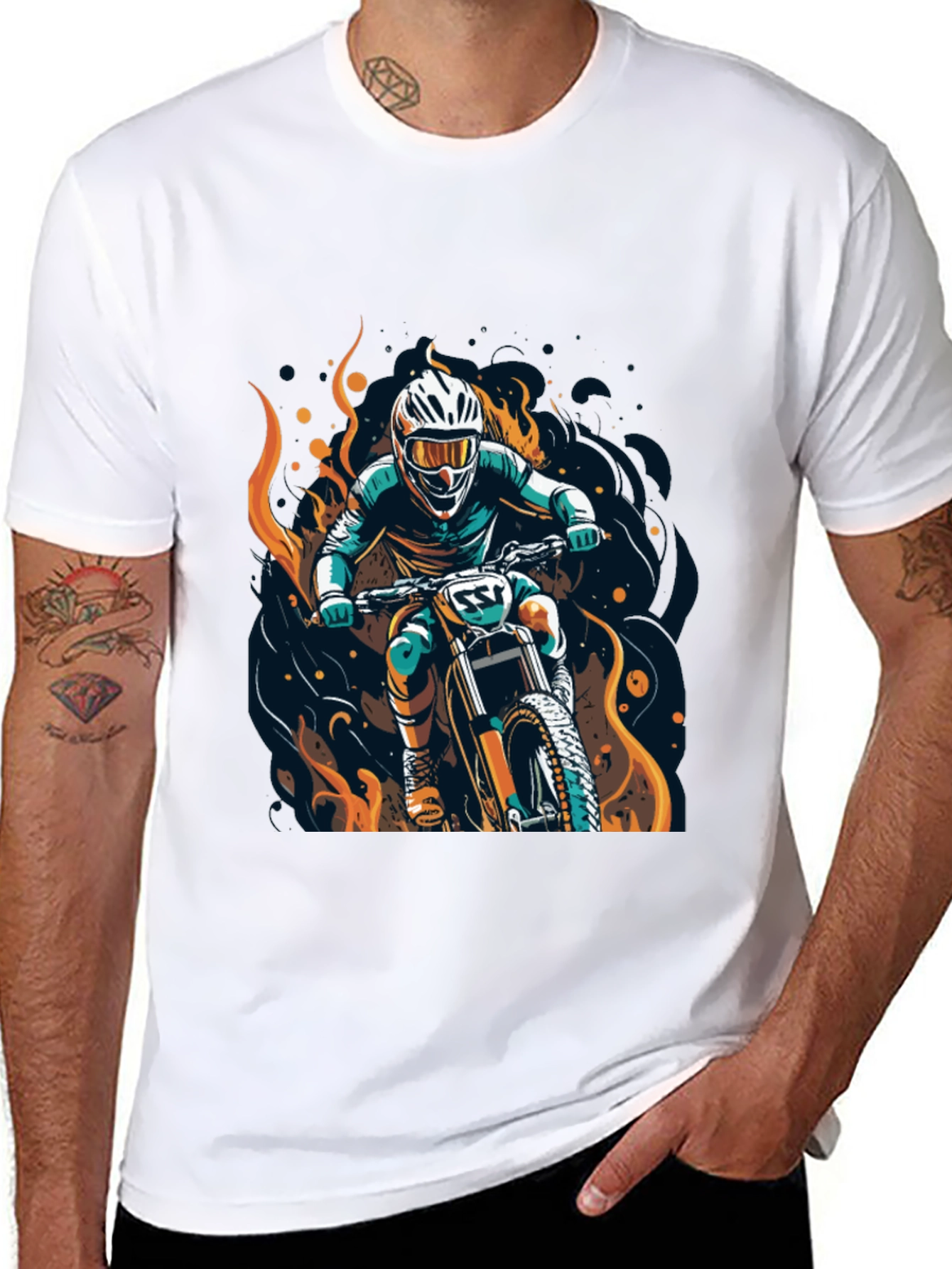 Motocross Rider Graphic Tee