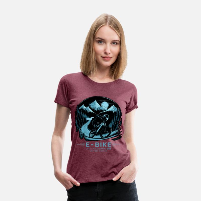 E Bike Saying Quotes Cyclist Mountains Nature