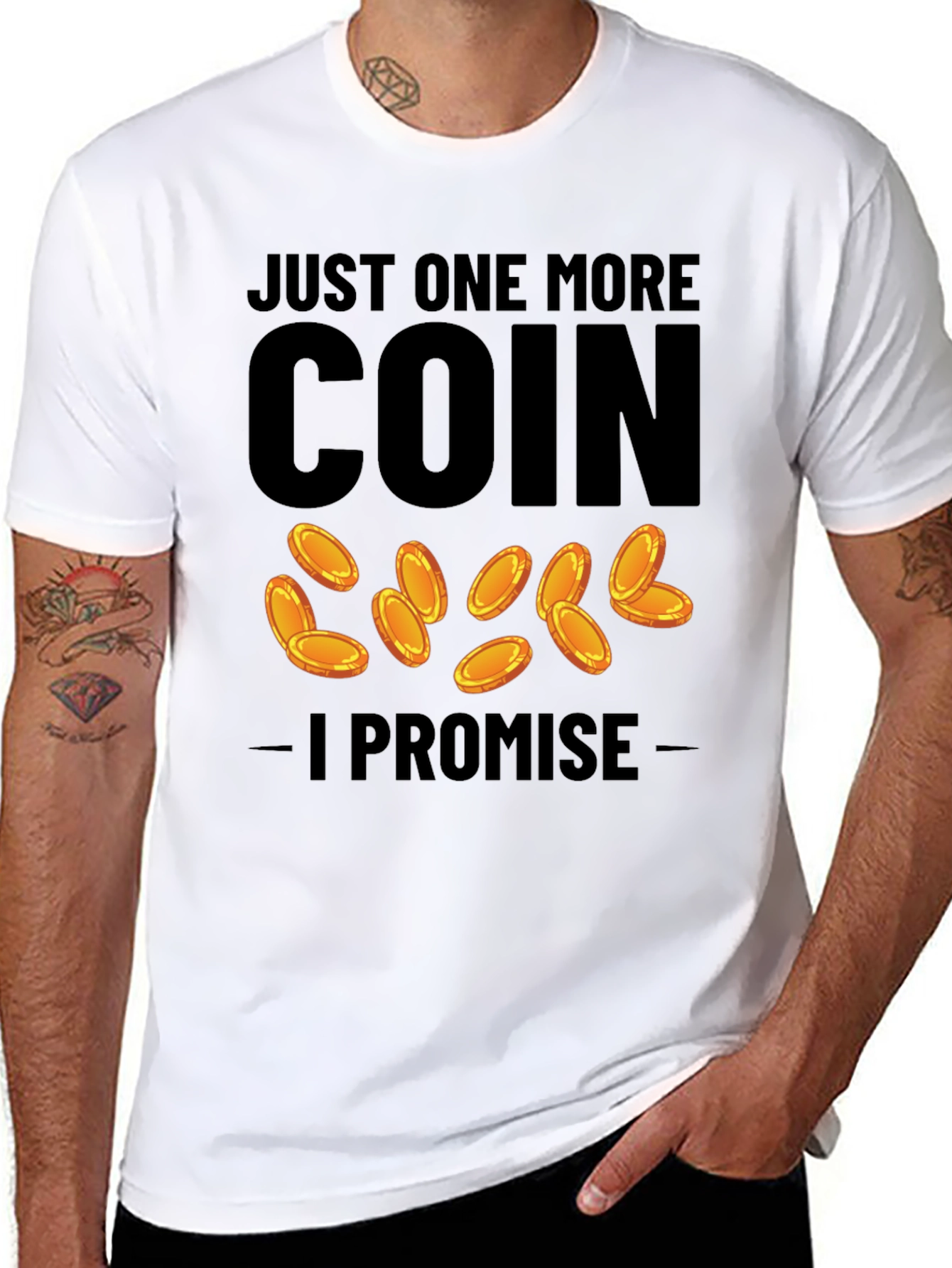 Just One More Coin T-Shirt - Gamer Tee