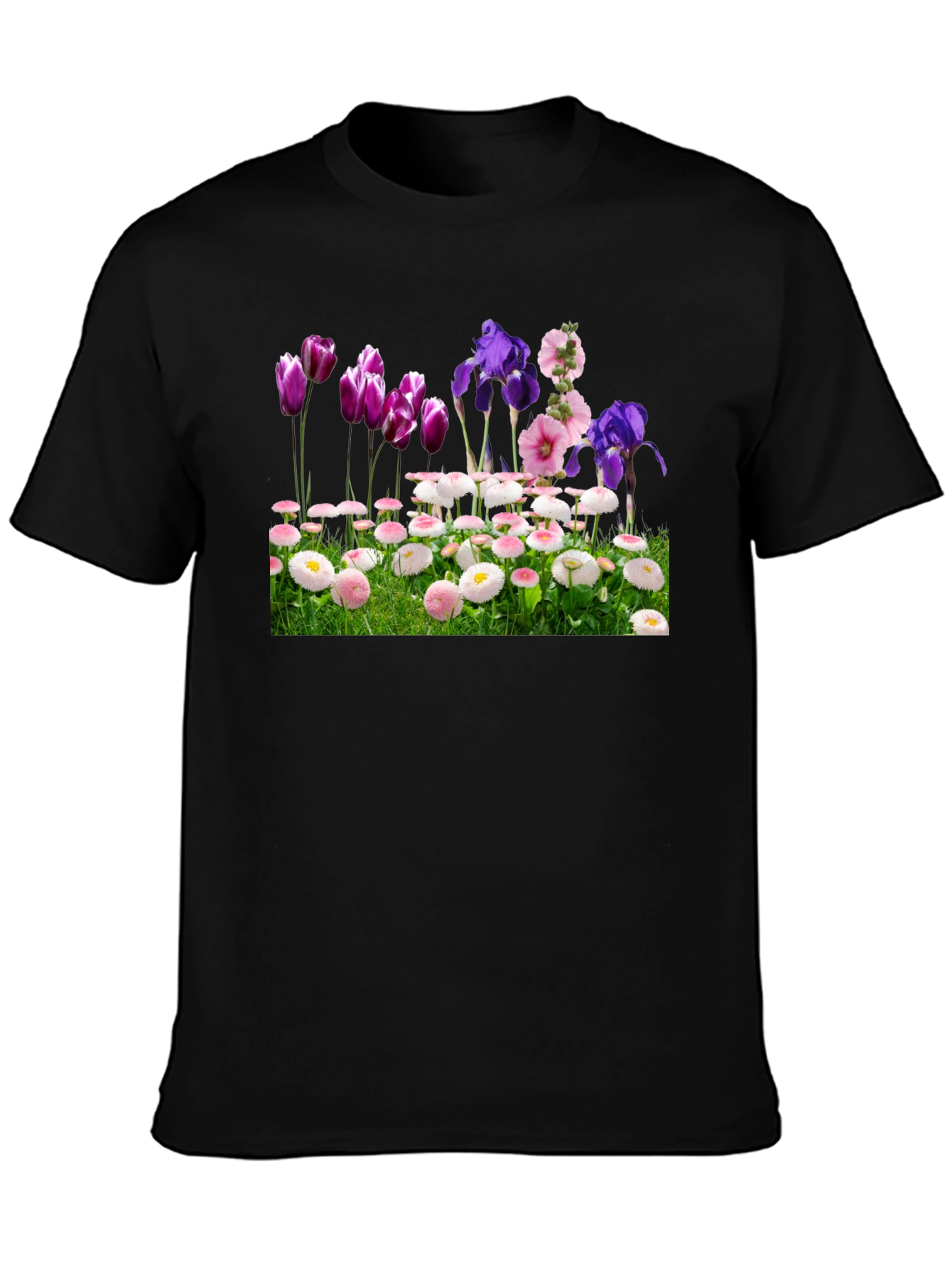 Floral Meadow Graphic T-Shirt - Soft Cotton Blend