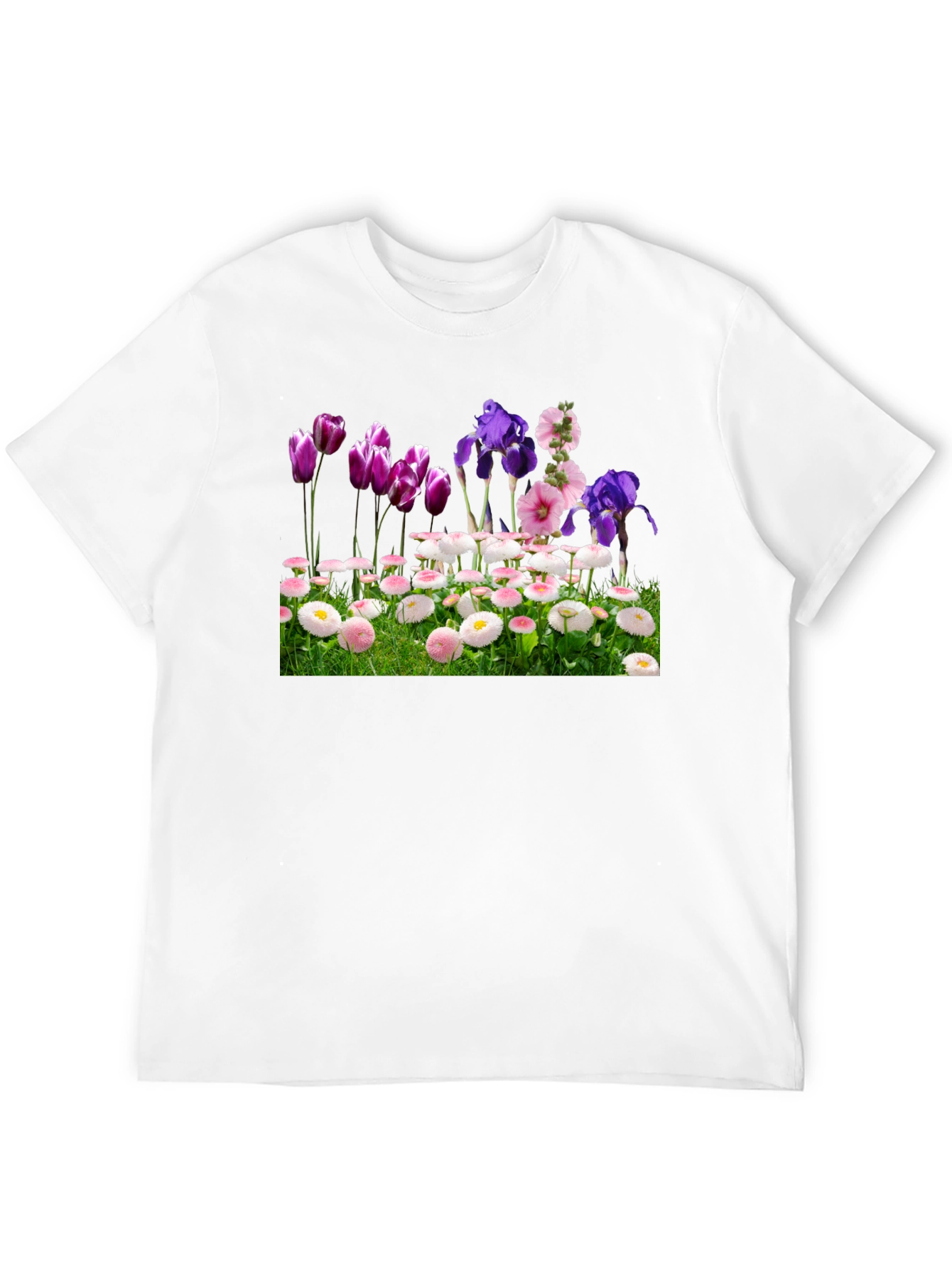 Floral Meadow Graphic T-Shirt - Soft Cotton Blend