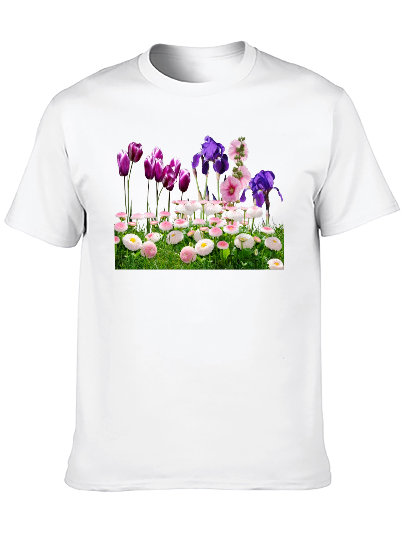 Floral Meadow Graphic T-Shirt - Soft Cotton Blend