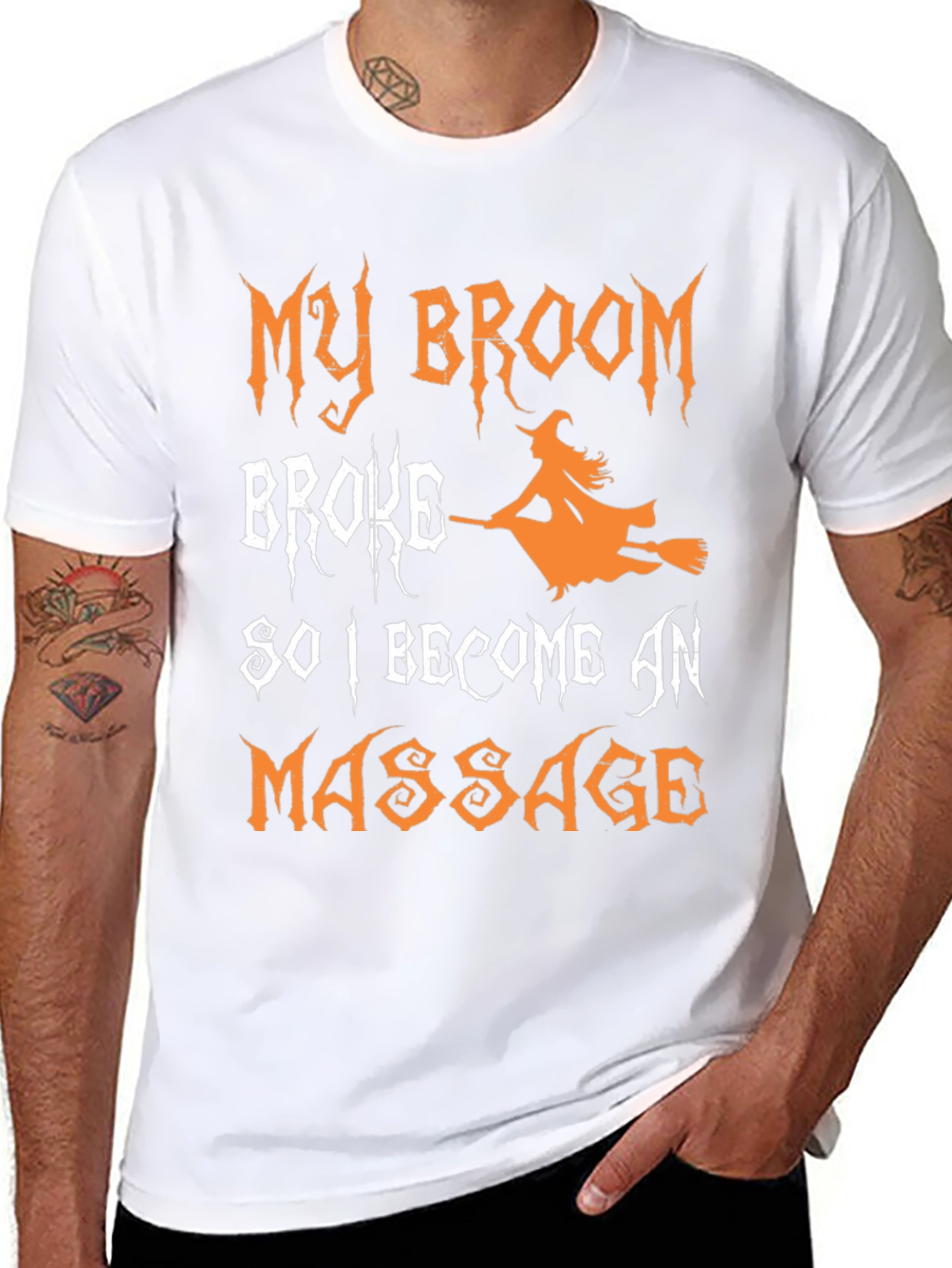 Funny Halloween Massage Therapist T-Shirt