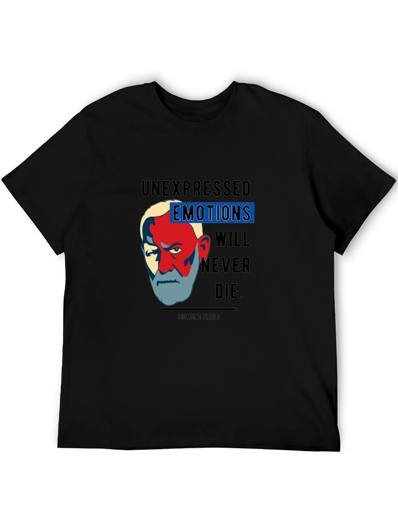 Sigmund Freud Quote Graphic T-Shirt