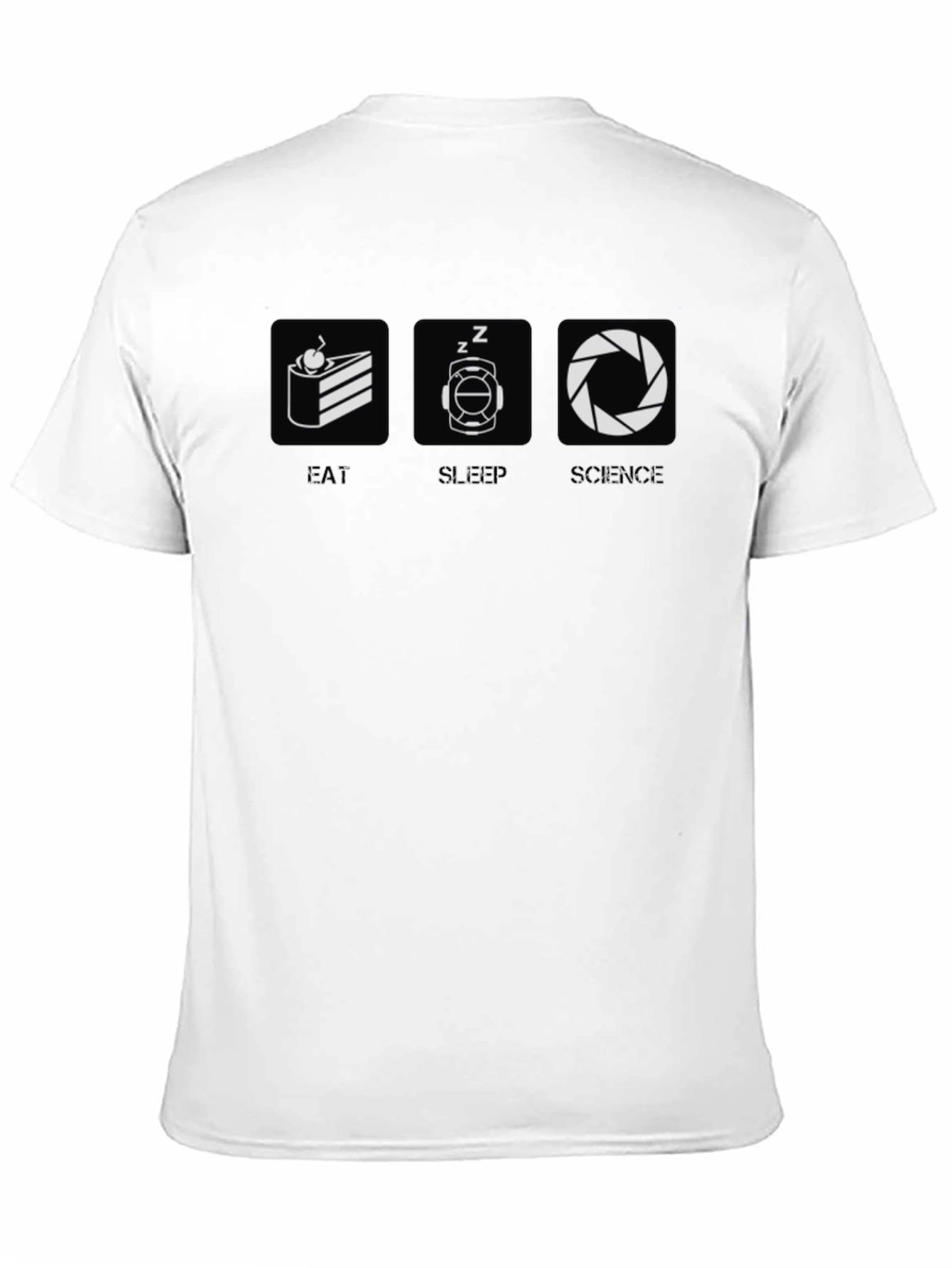Eat Sleep Science Graphic Tee - Geek Chic Style