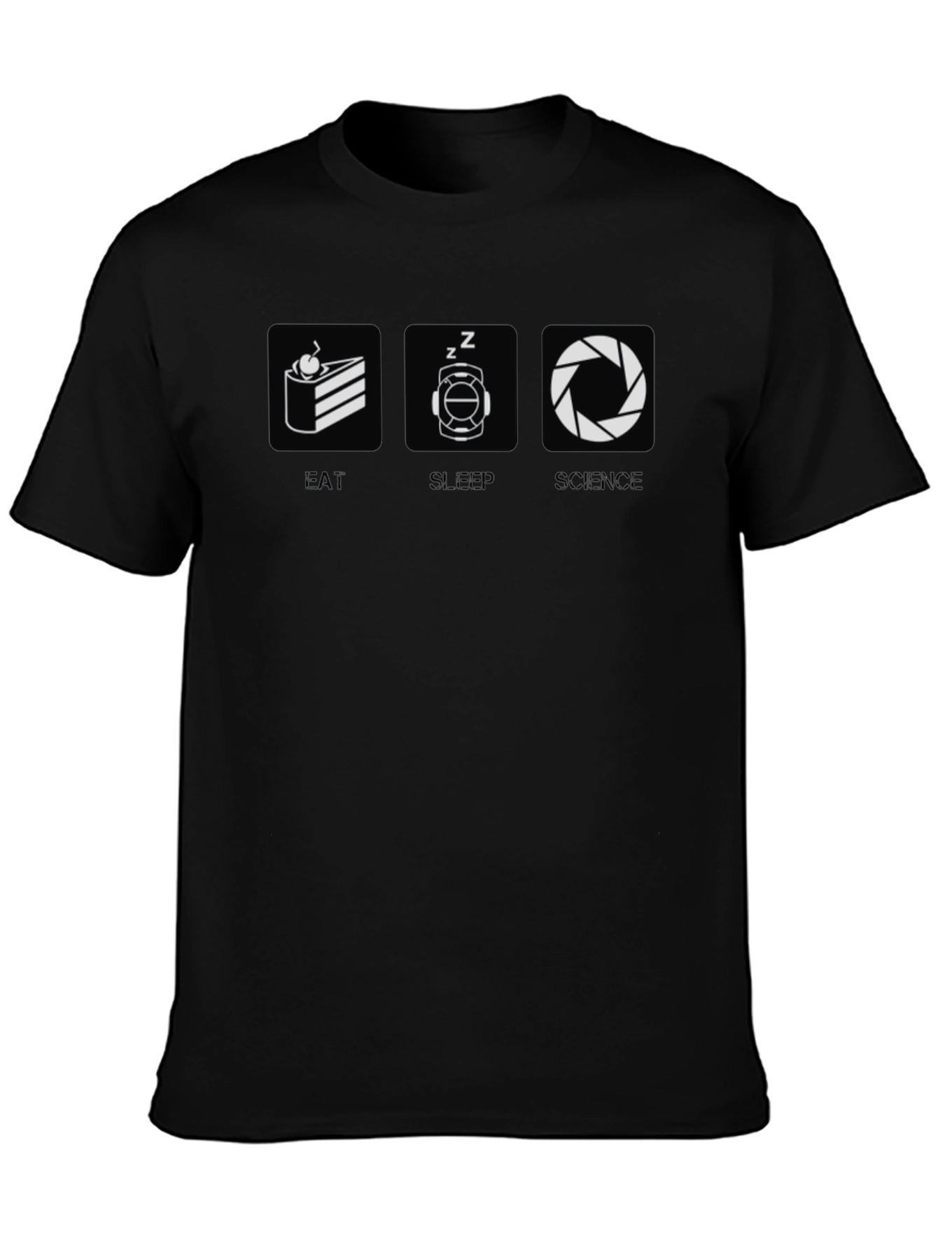 Eat Sleep Science Graphic Tee - Geek Chic Style
