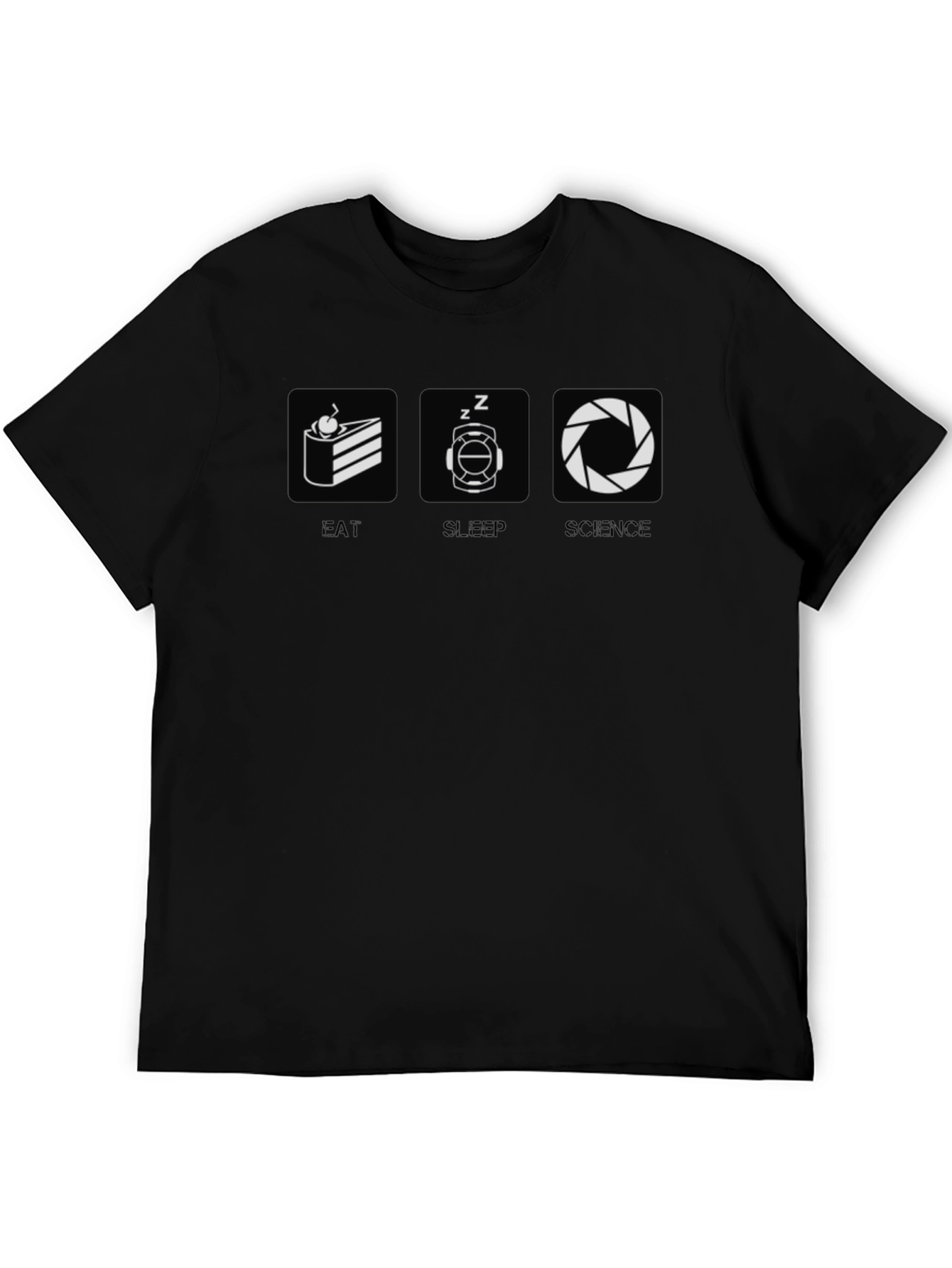 Eat Sleep Science Graphic Tee - Geek Chic Style