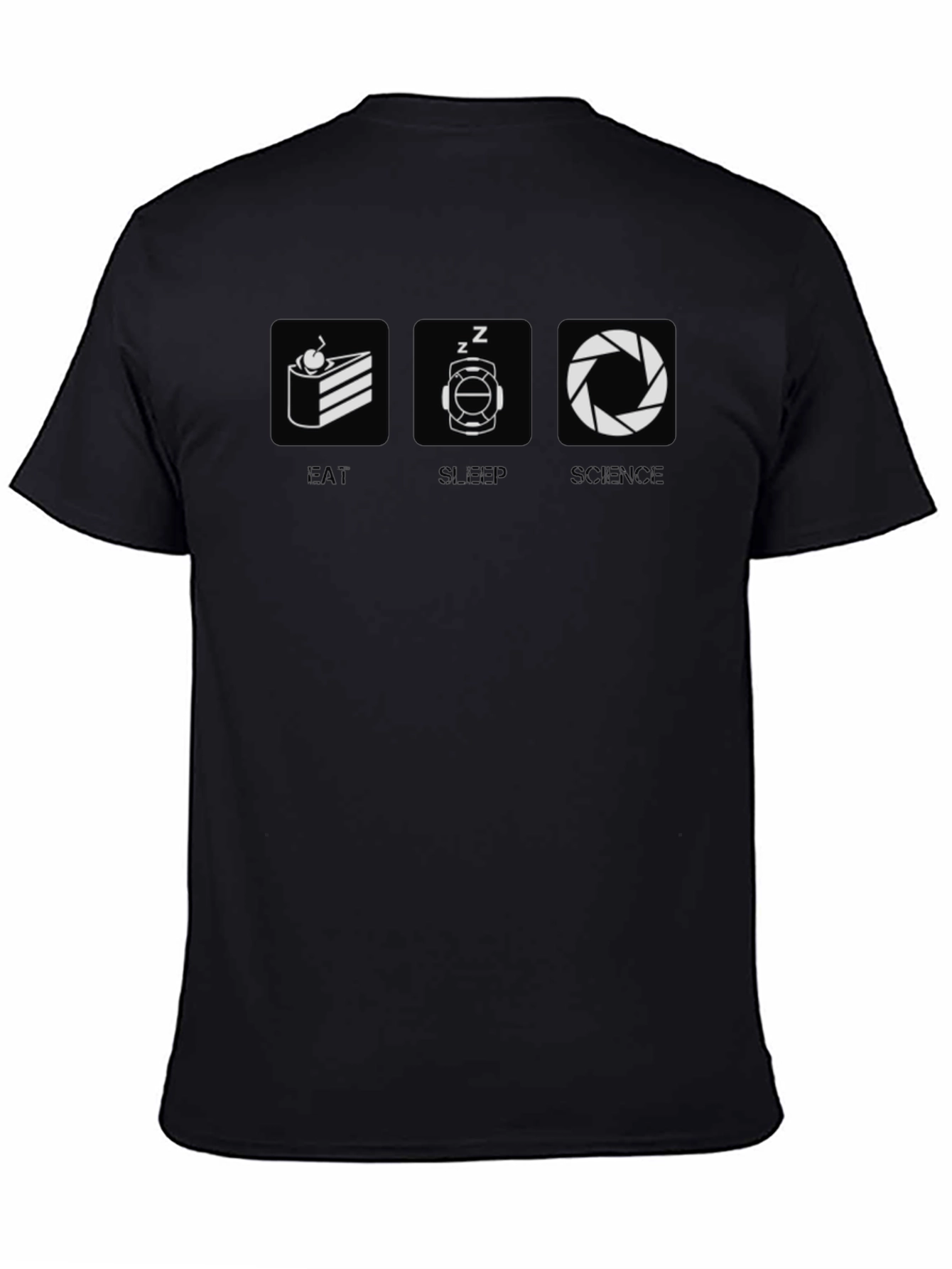 Eat Sleep Science Graphic Tee - Geek Chic Style