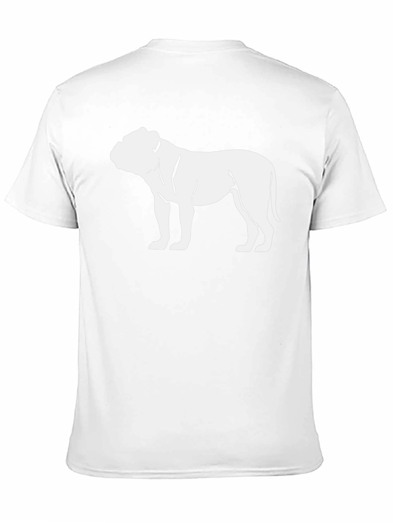 Bulldog Graphic Tee - Black Cotton Blend