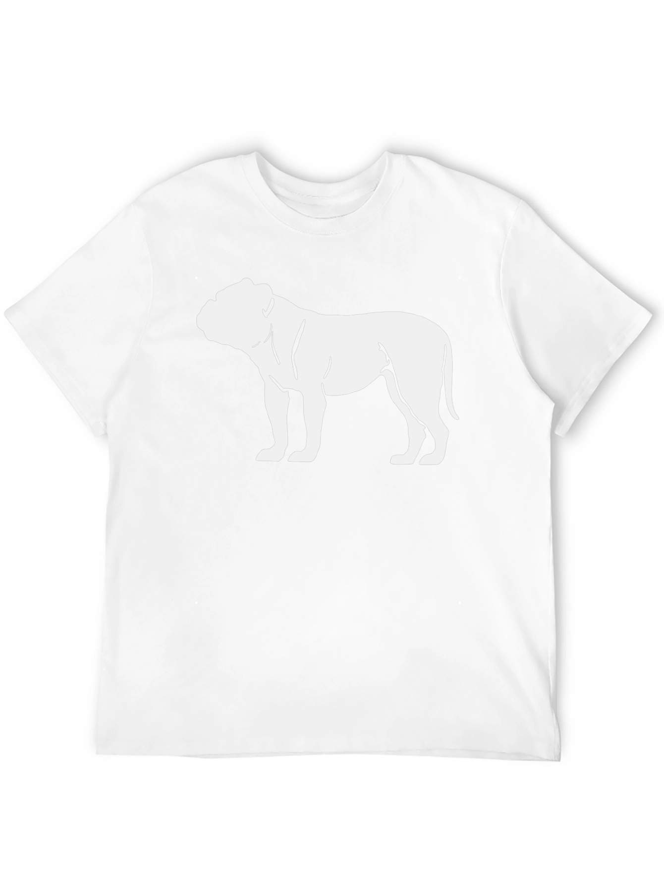 Bulldog Graphic Tee - Black Cotton Blend
