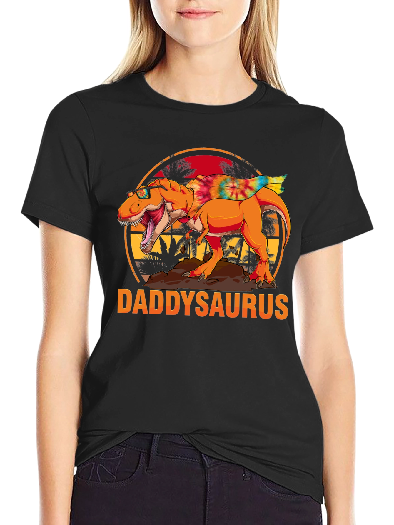 Daddysaurus T-Shirt - Dinosaur Dad Tee