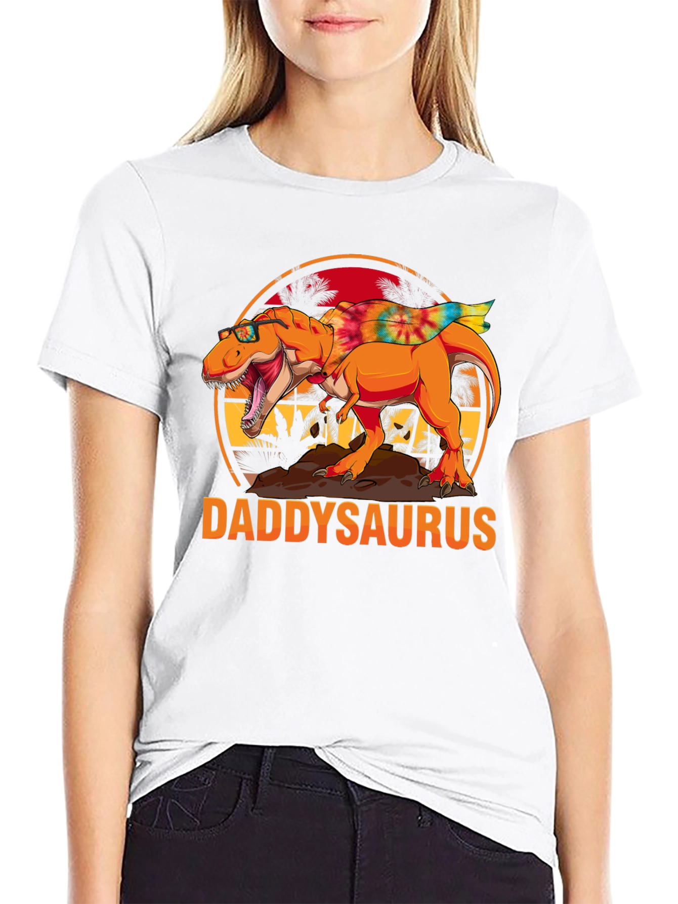 Daddysaurus T-Shirt - Dinosaur Dad Tee
