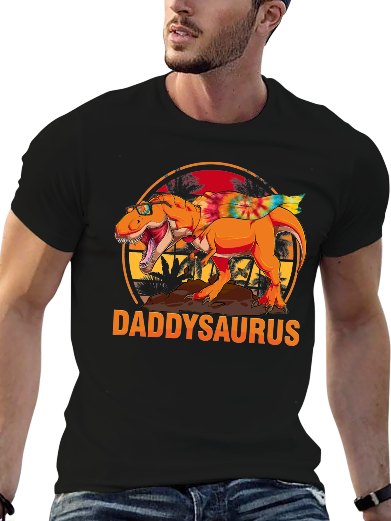 Daddysaurus T-Shirt - Dinosaur Dad Tee