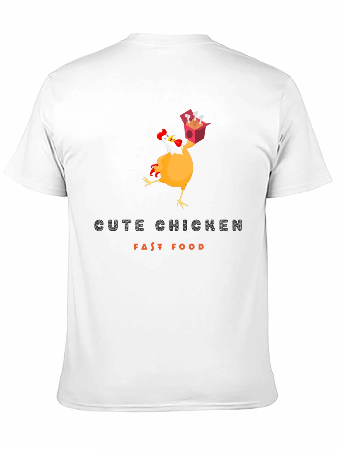 Funny Chicken Fast Food T-Shirt
