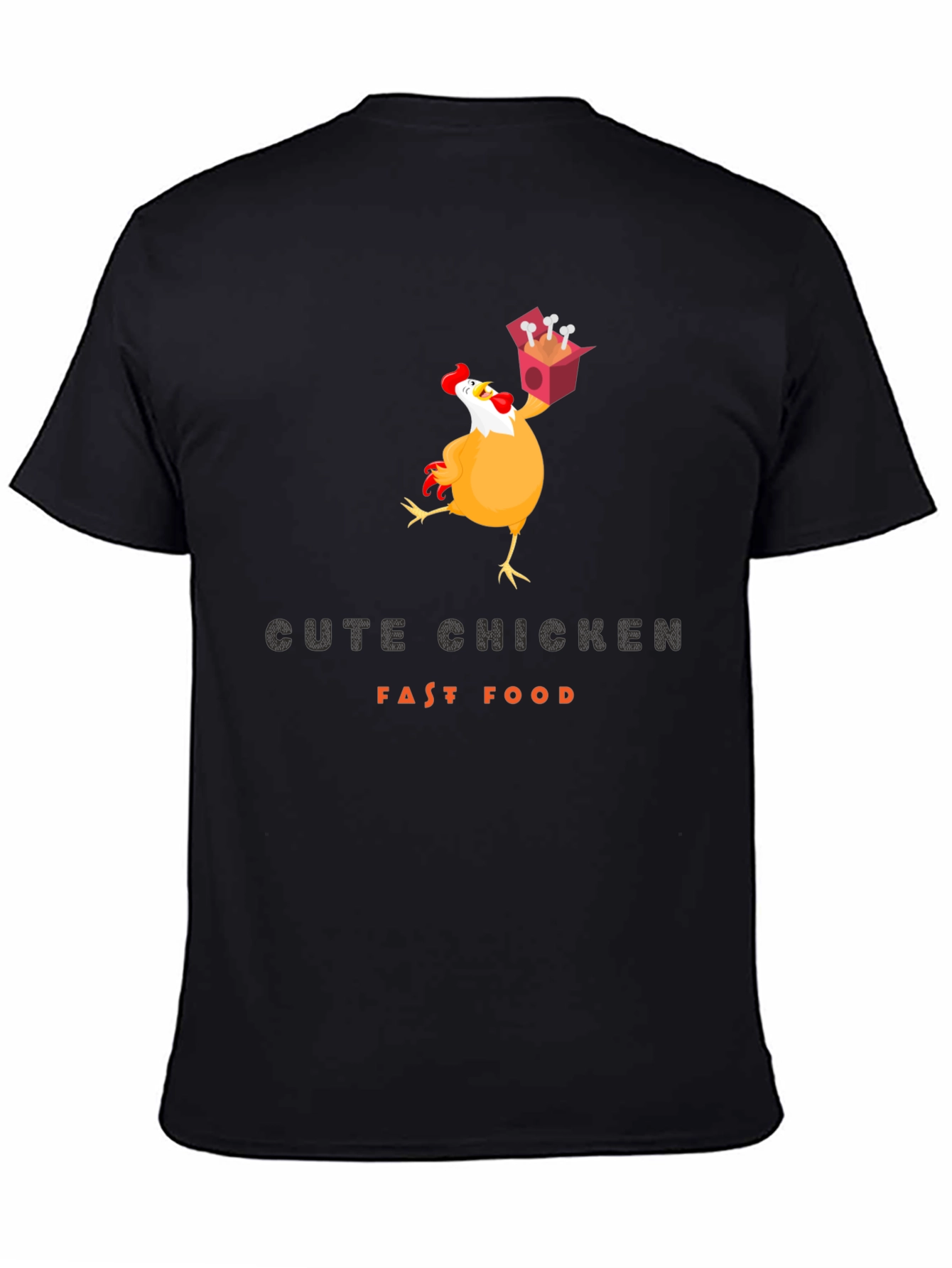 Funny Chicken Fast Food T-Shirt