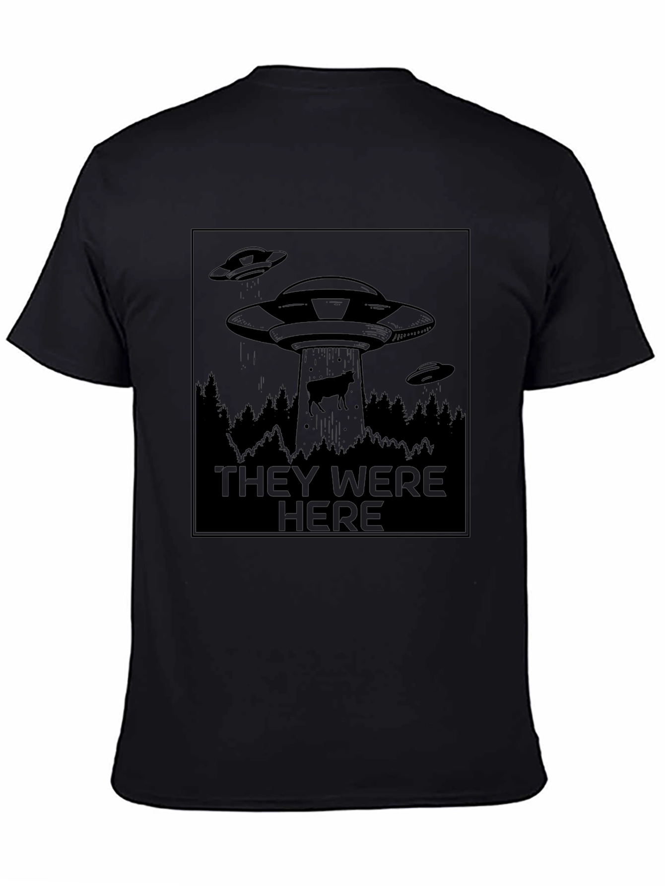 Alien Abduction Graphic Tee - They Were Here