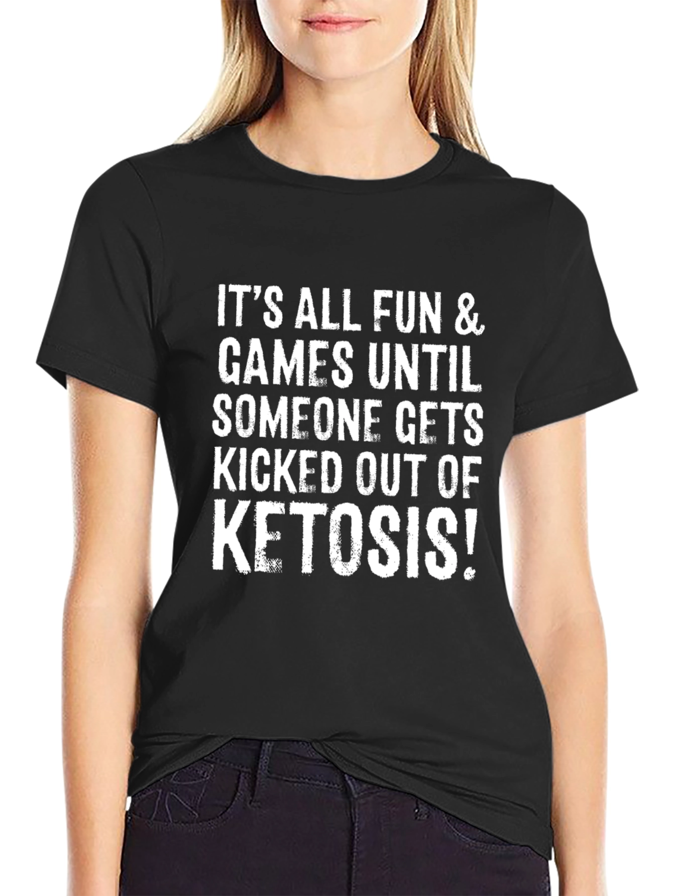 Keto Diet T-Shirt: Fun & Games Ketosis Tee