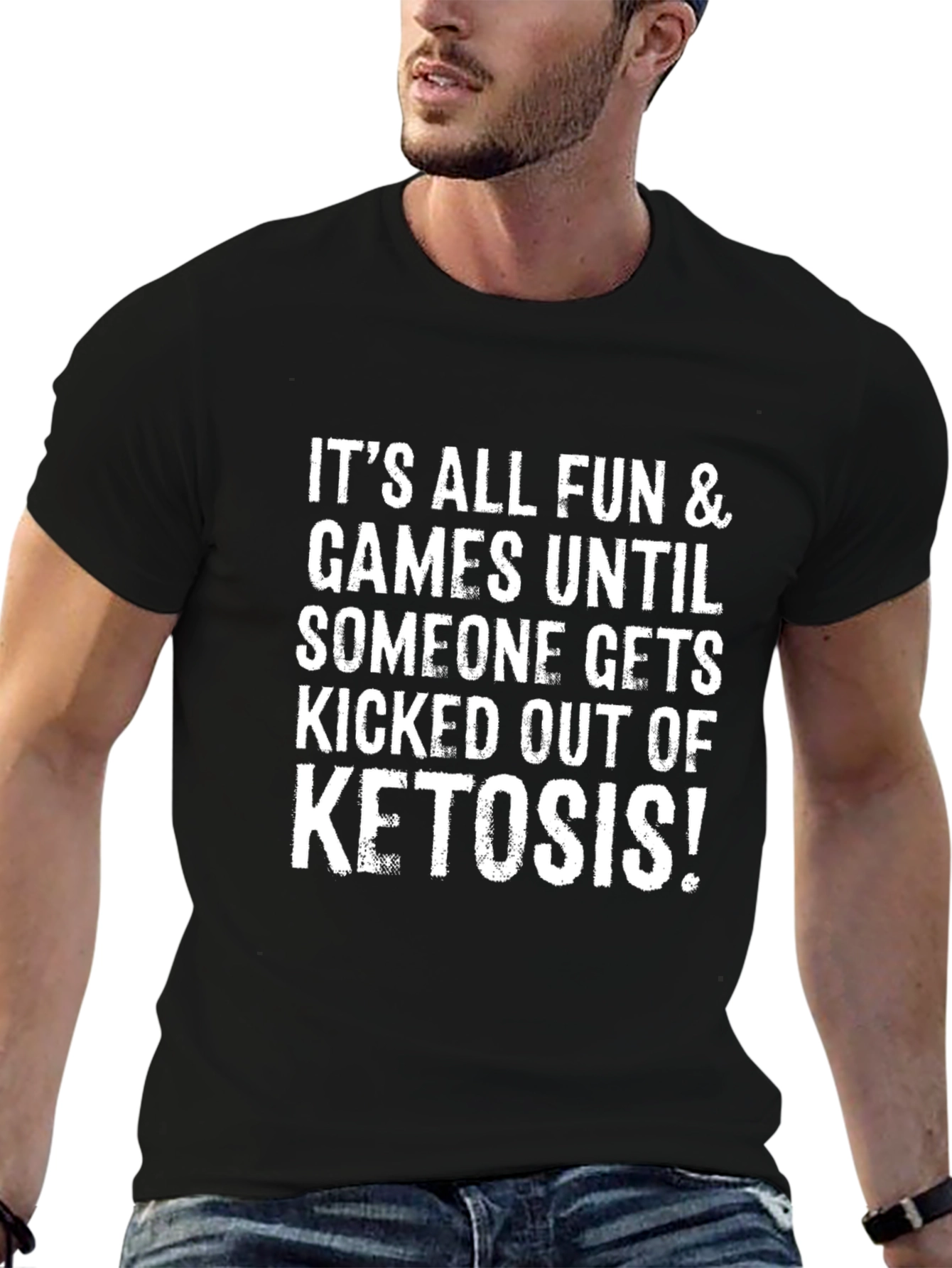 Keto Diet T-Shirt: Fun & Games Ketosis Tee