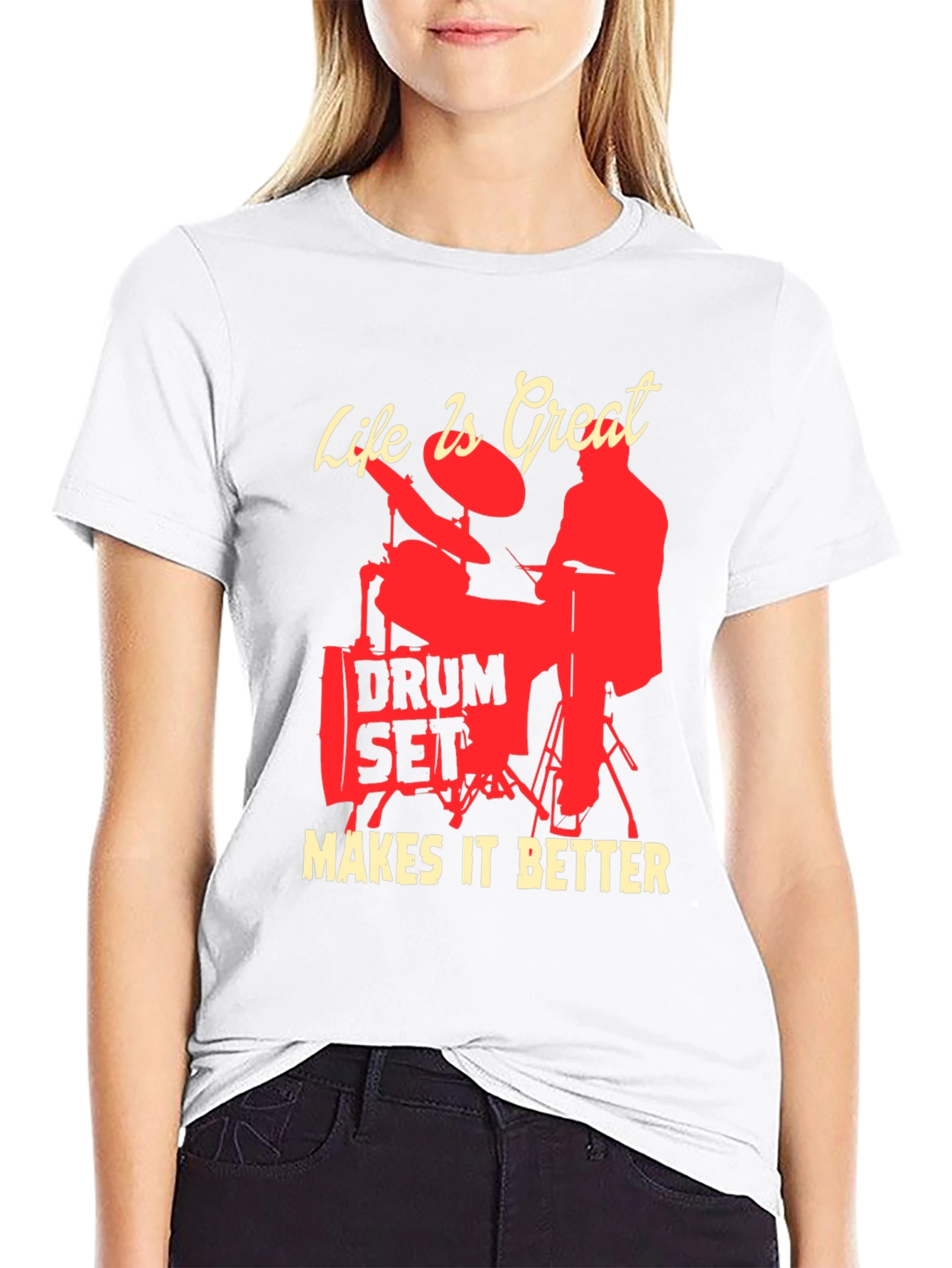 Drum Set Makes It Better T-Shirt
