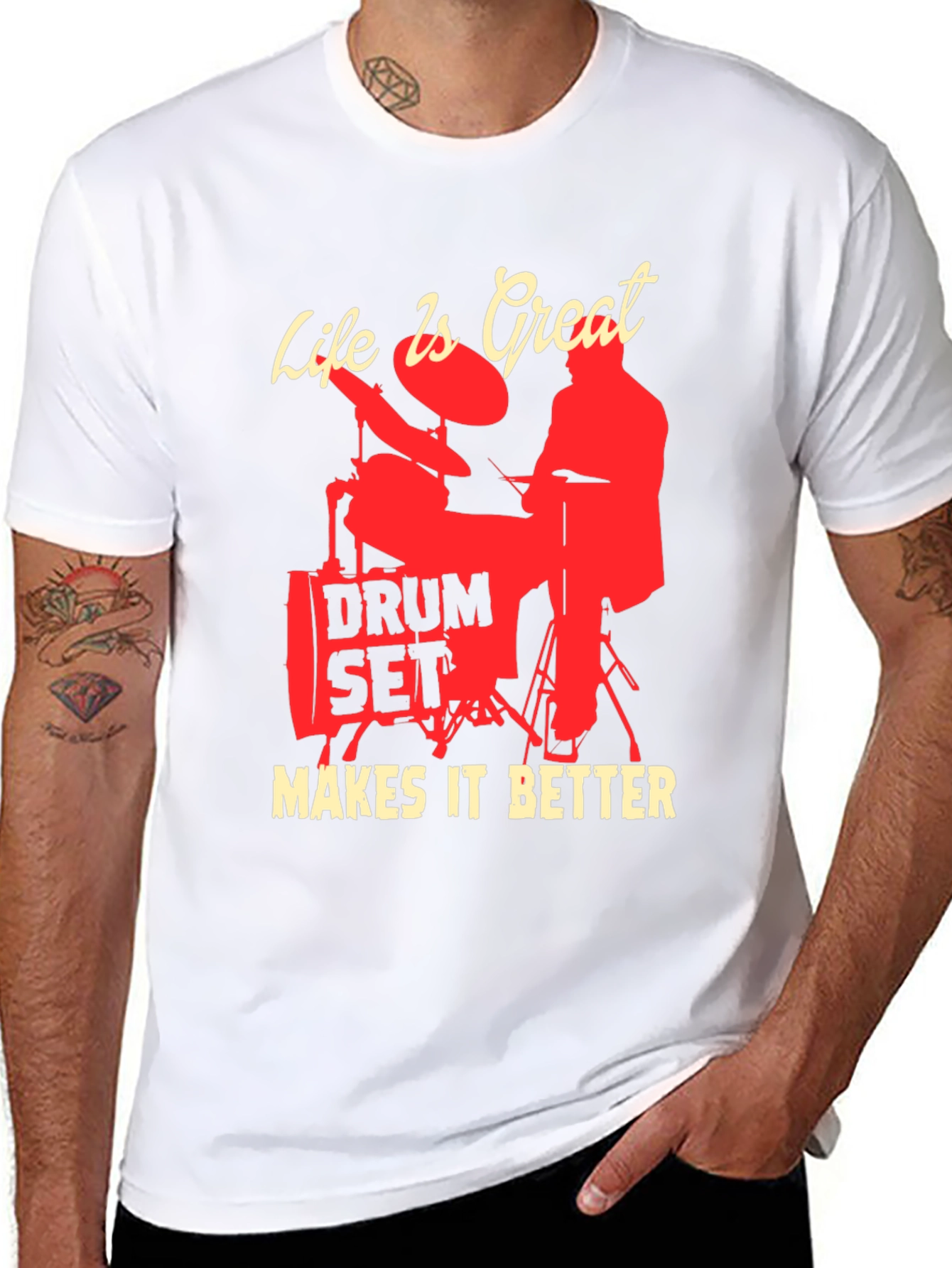 Drum Set Makes It Better T-Shirt
