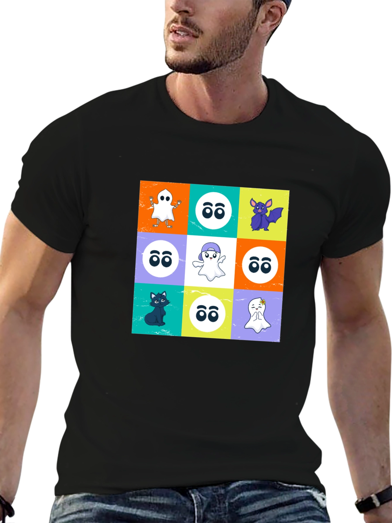 Halloween Character Graphic Tee