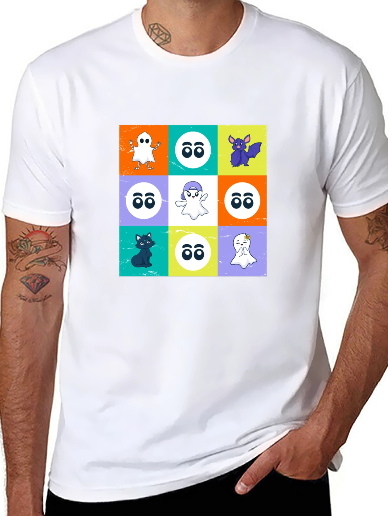 Halloween Character Graphic Tee