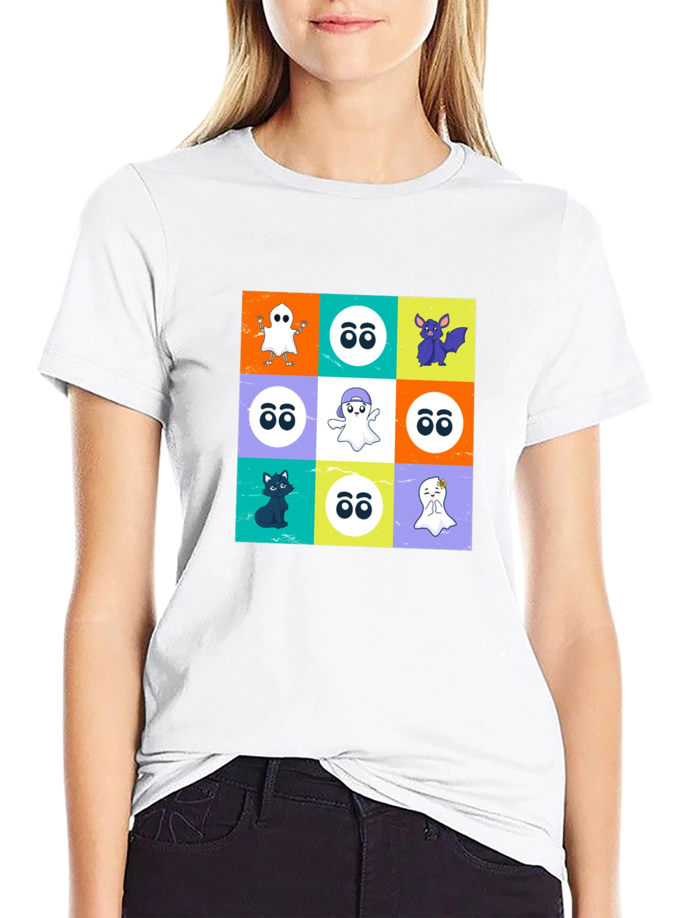 Halloween Character Graphic Tee