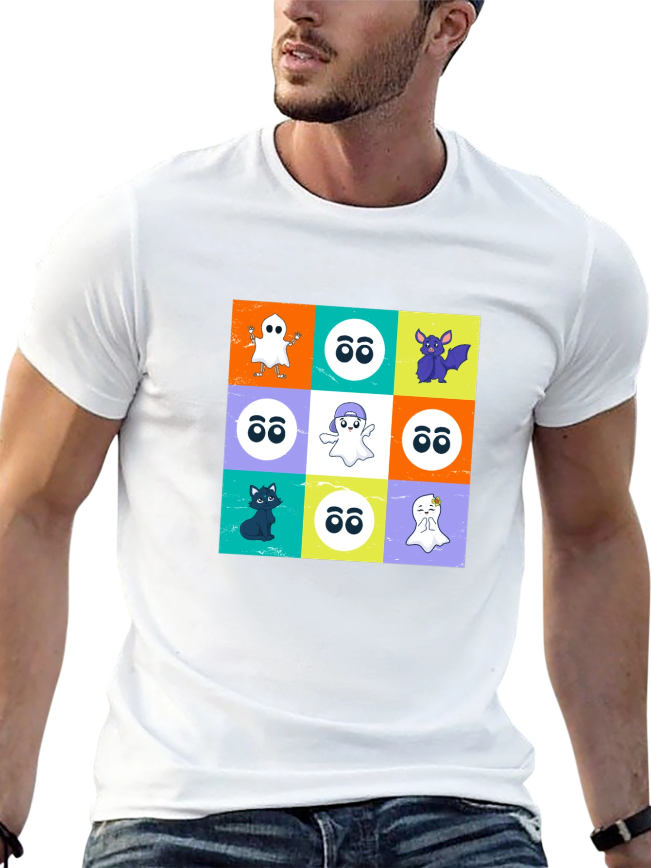 Halloween Character Graphic Tee