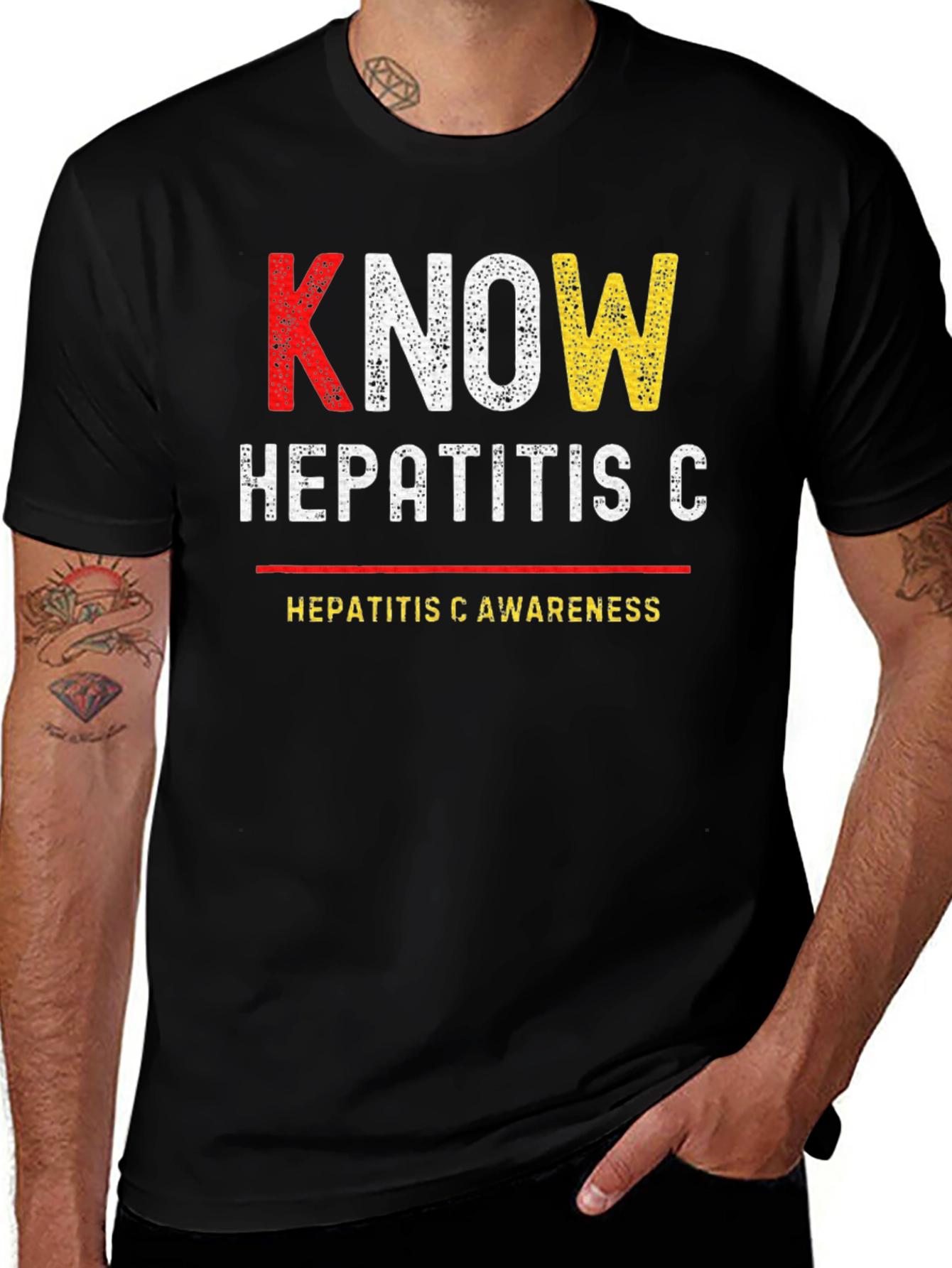 Know Hepatitis C Awareness T-Shirt