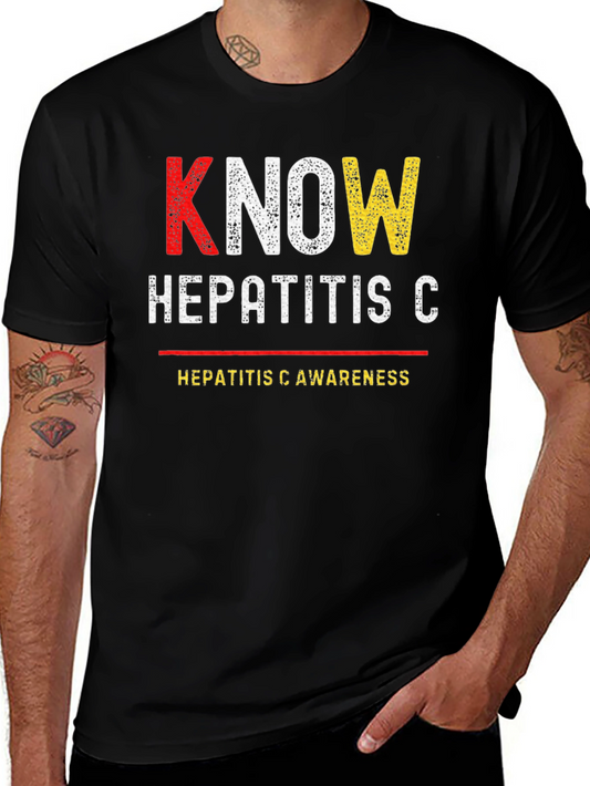 Know Hepatitis C Awareness T-Shirt