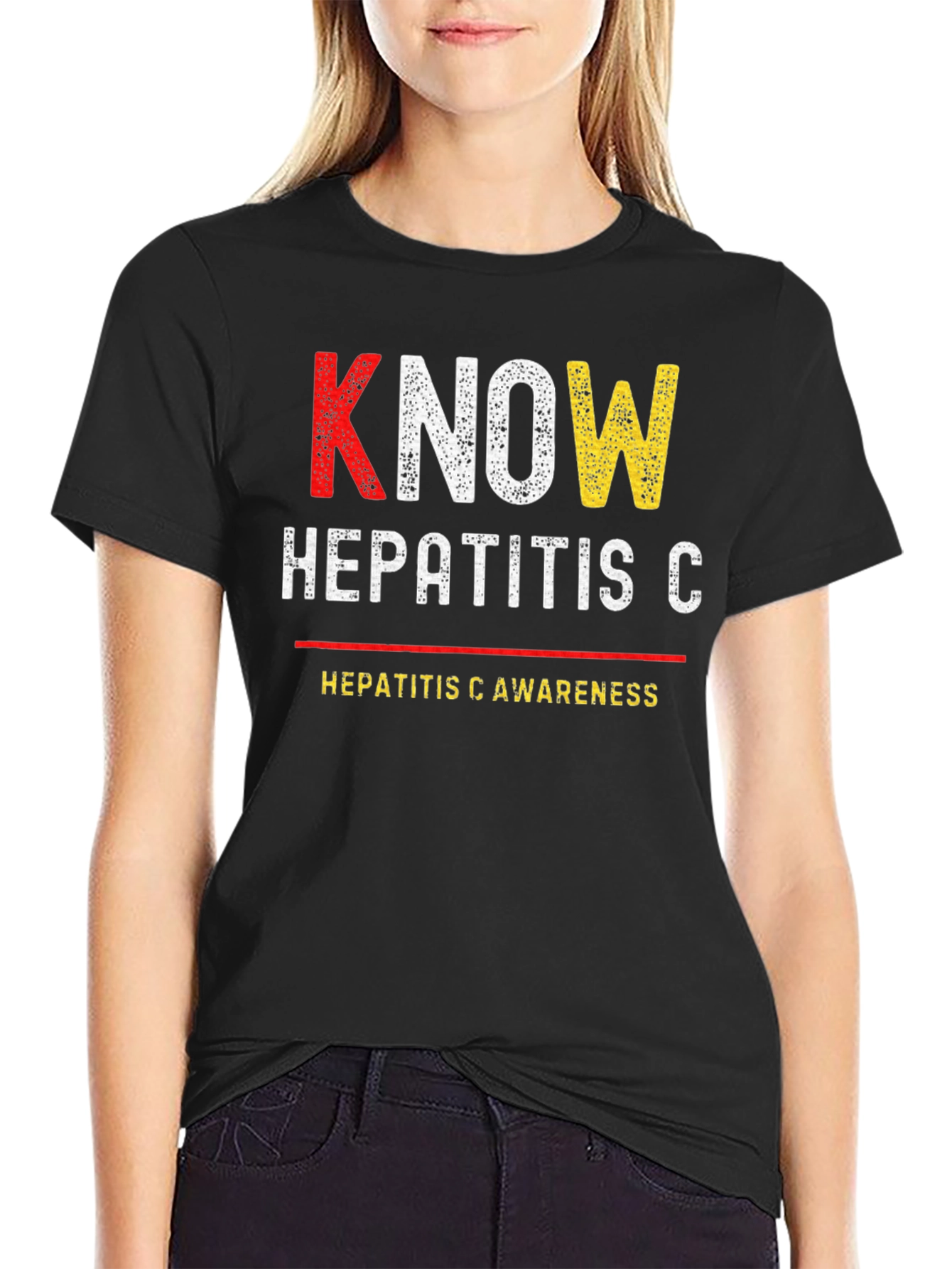 Know Hepatitis C Awareness T-Shirt