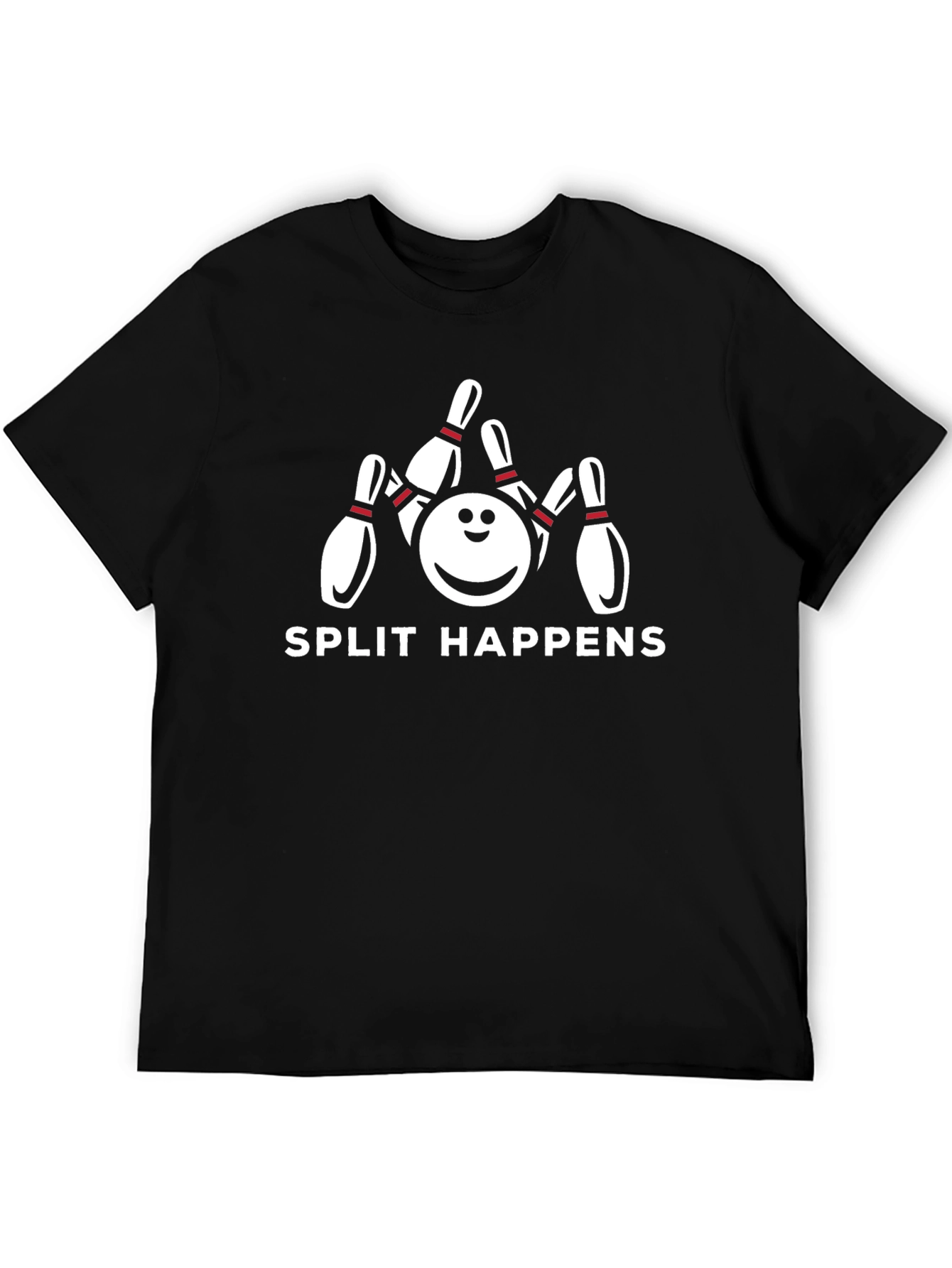 Split Happens Bowling Graphic Tee