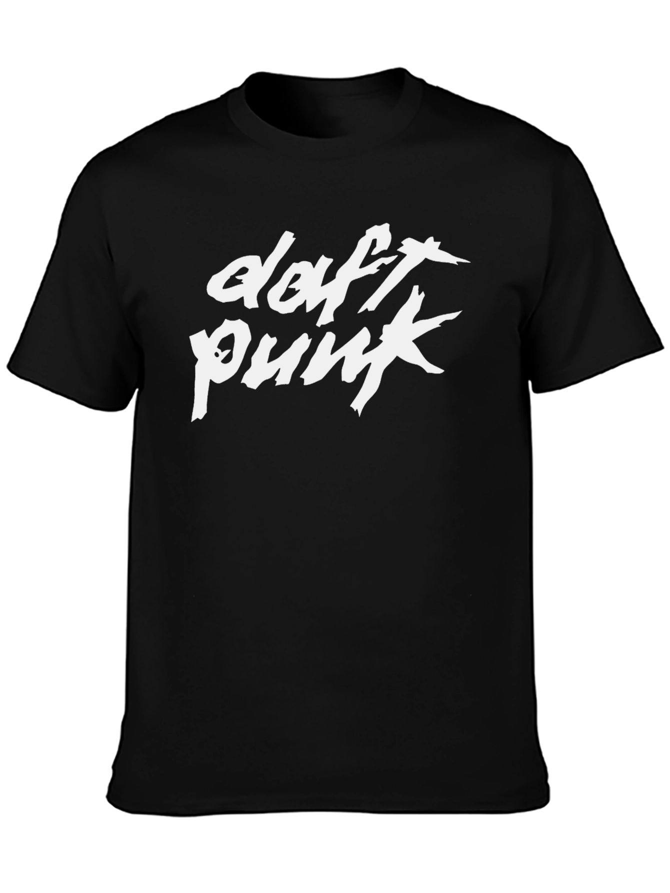 Daft Punk Black Graphic Tee - Classic Band T-Shirt