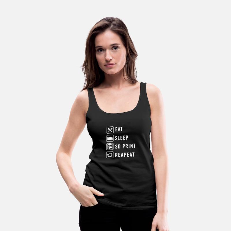 Eat Sleep 3D Print Repeat 3D Printing - Gift Idea