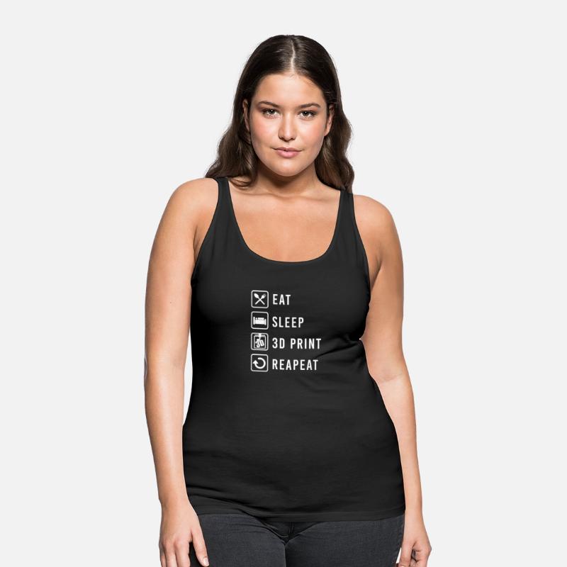 Eat Sleep 3D Print Repeat 3D Printing - Gift Idea