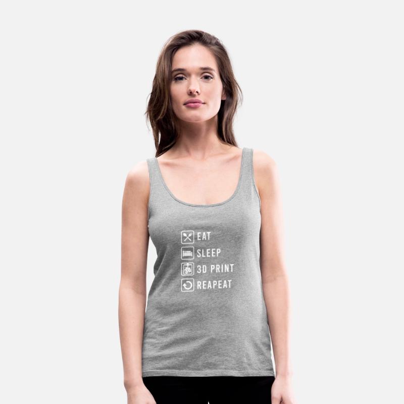 Eat Sleep 3D Print Repeat 3D Printing - Gift Idea