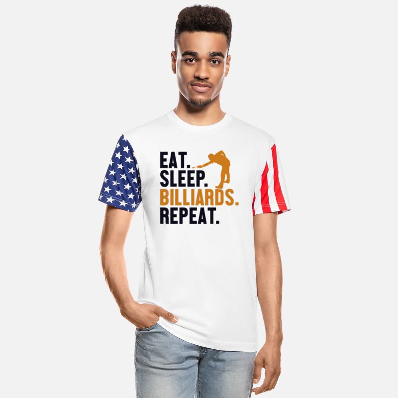 Eat Sleep Billiards Repeat Snooker Balls Pool