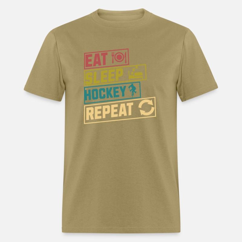Eat sleep hockey repeat hobby