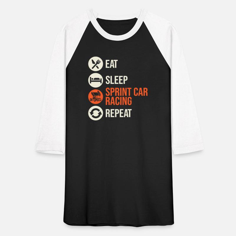Eat Sleep Sprint Car Racing Repeat Dirt Track Race
