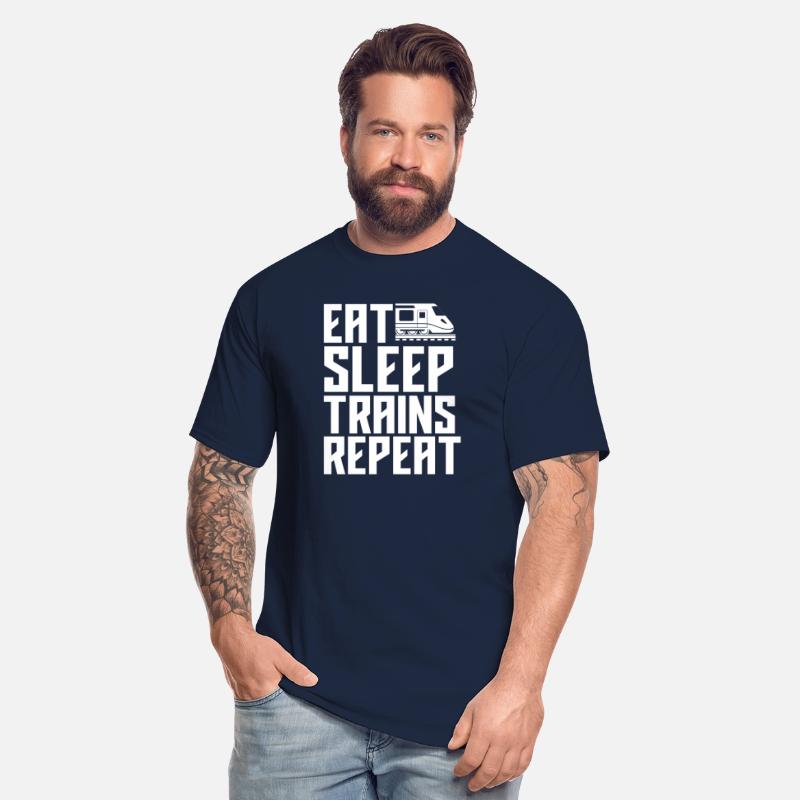 Eat Sleep Trains Funny Train Gift